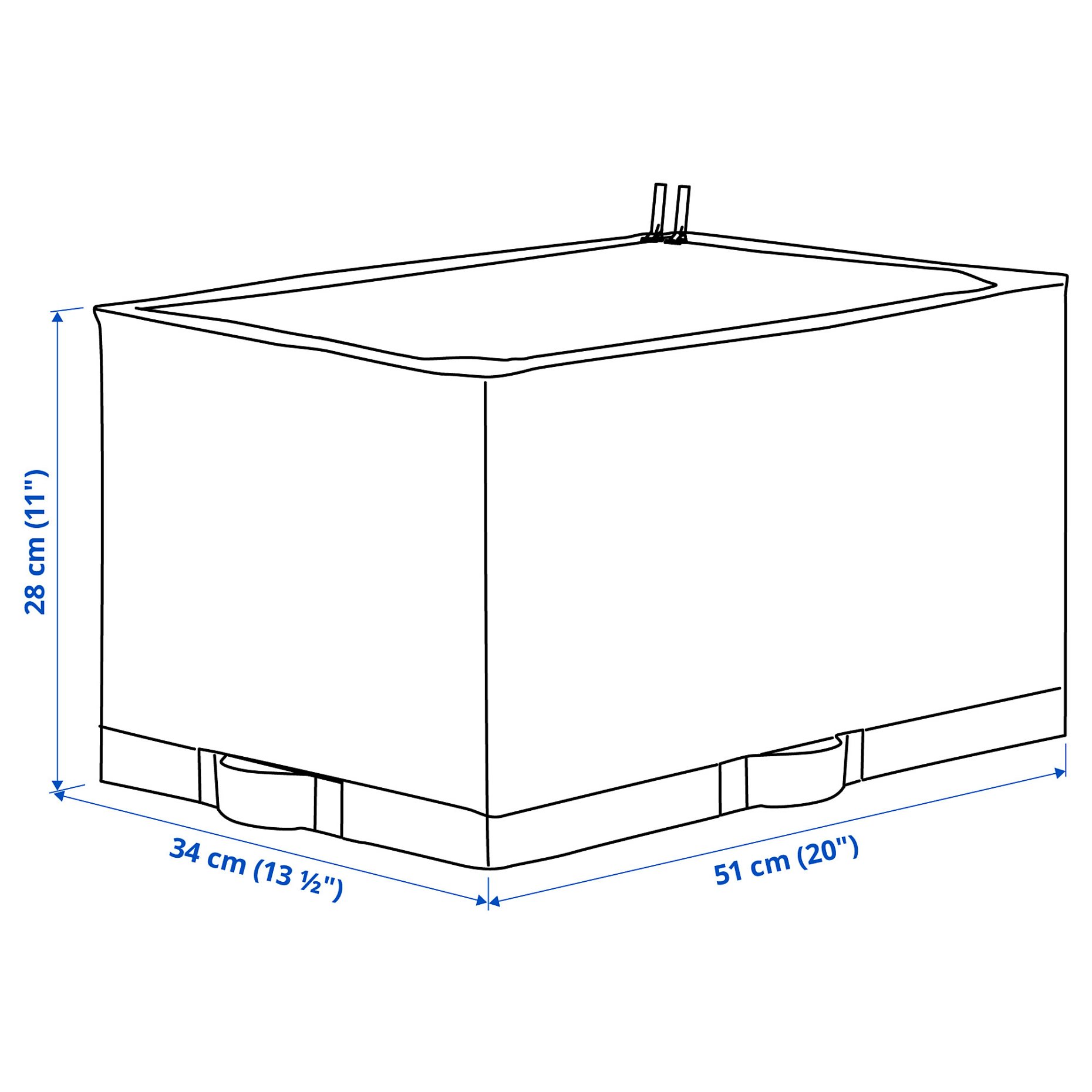STUK, калъф, 34x51x28 см, 406.215.35