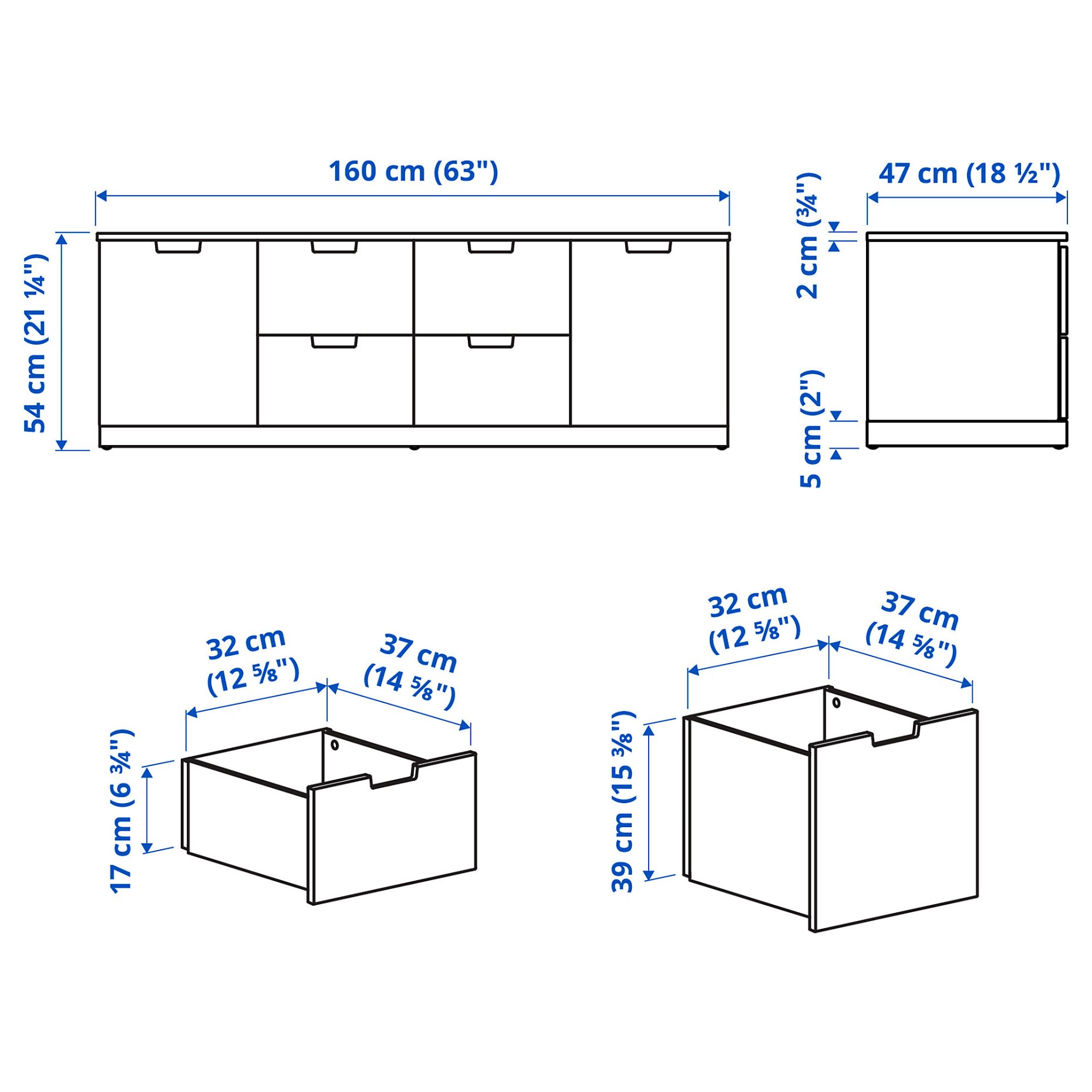 NORDLI, скрин с 6 чекмеджета, 492.766.29