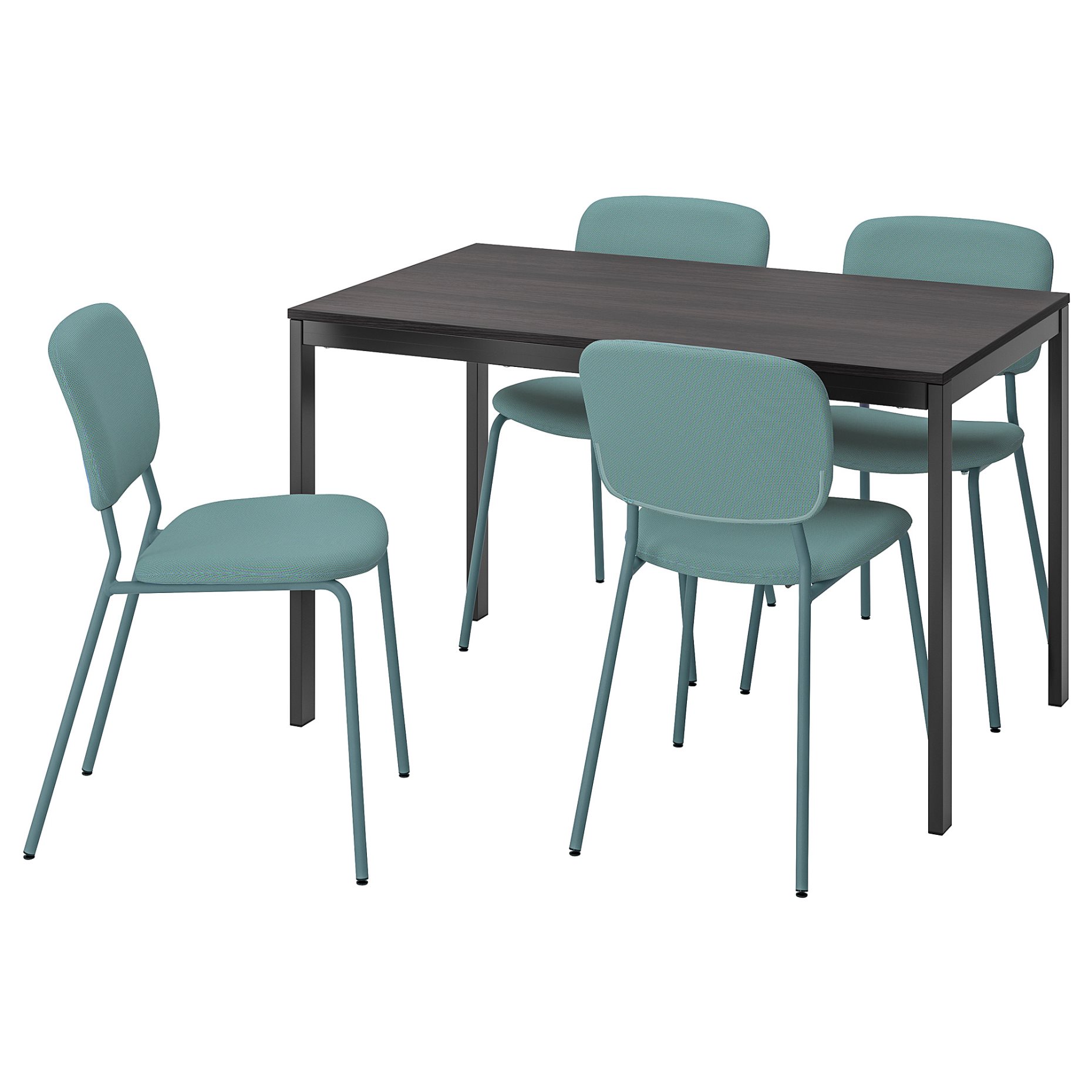 VANGSTA/KARLJAN, маса и 4 стола, 120/180 см, 493.924.26