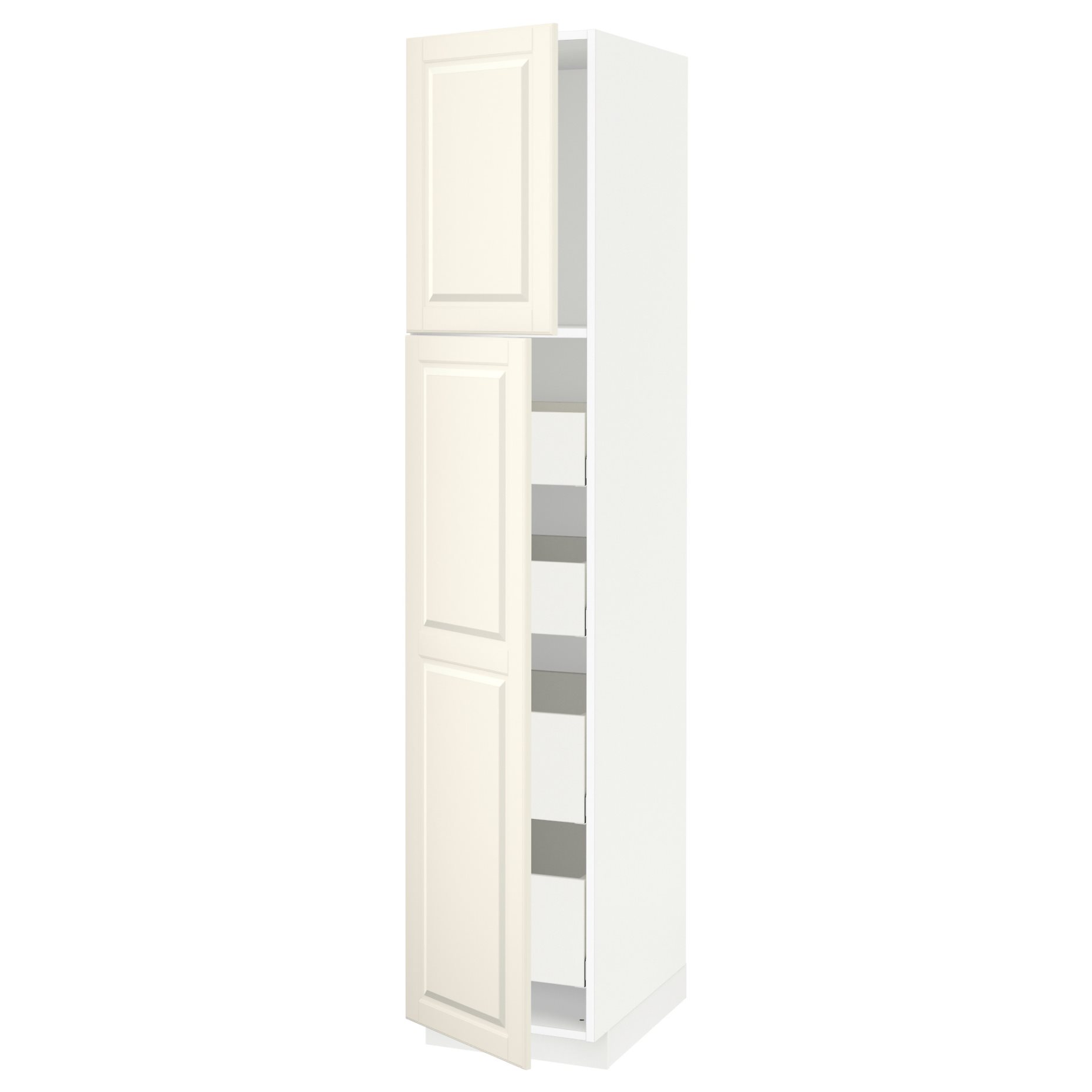 METOD/MAXIMERA, висок шкаф с 2 врати/4 чекмеджета, 494.598.03