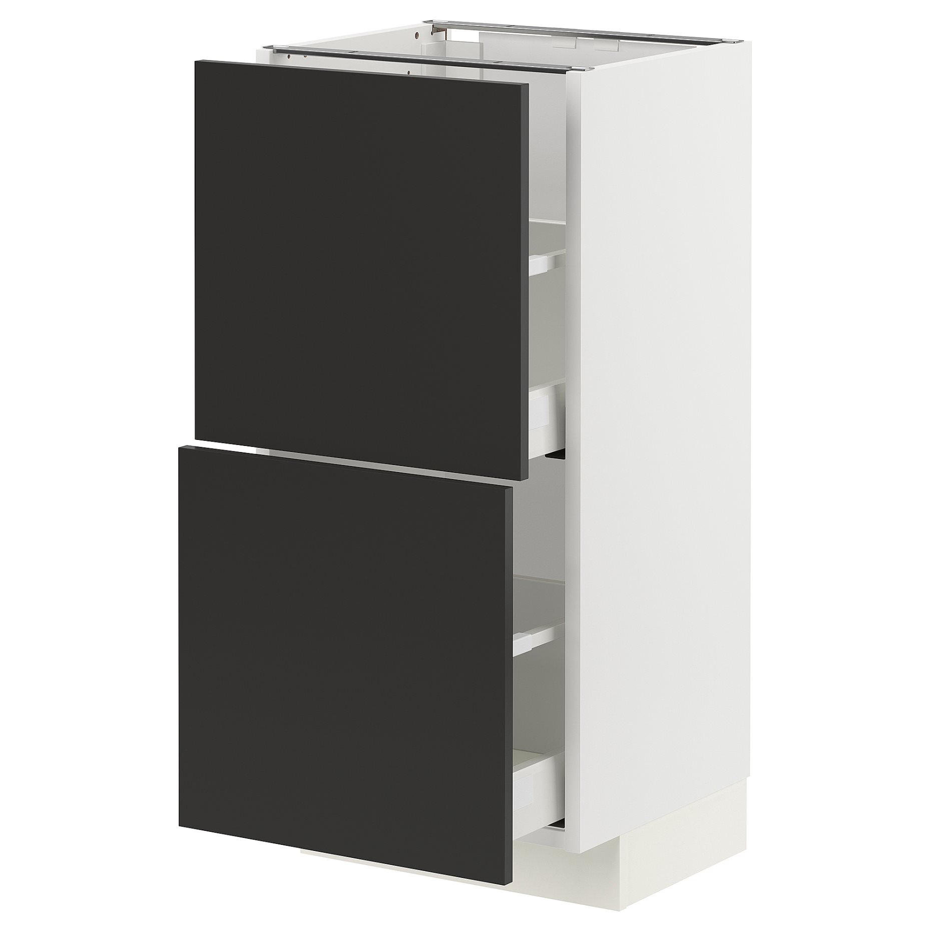 METOD/MAXIMERA, долен шкаф с 2 чекмеджета, 494.982.58