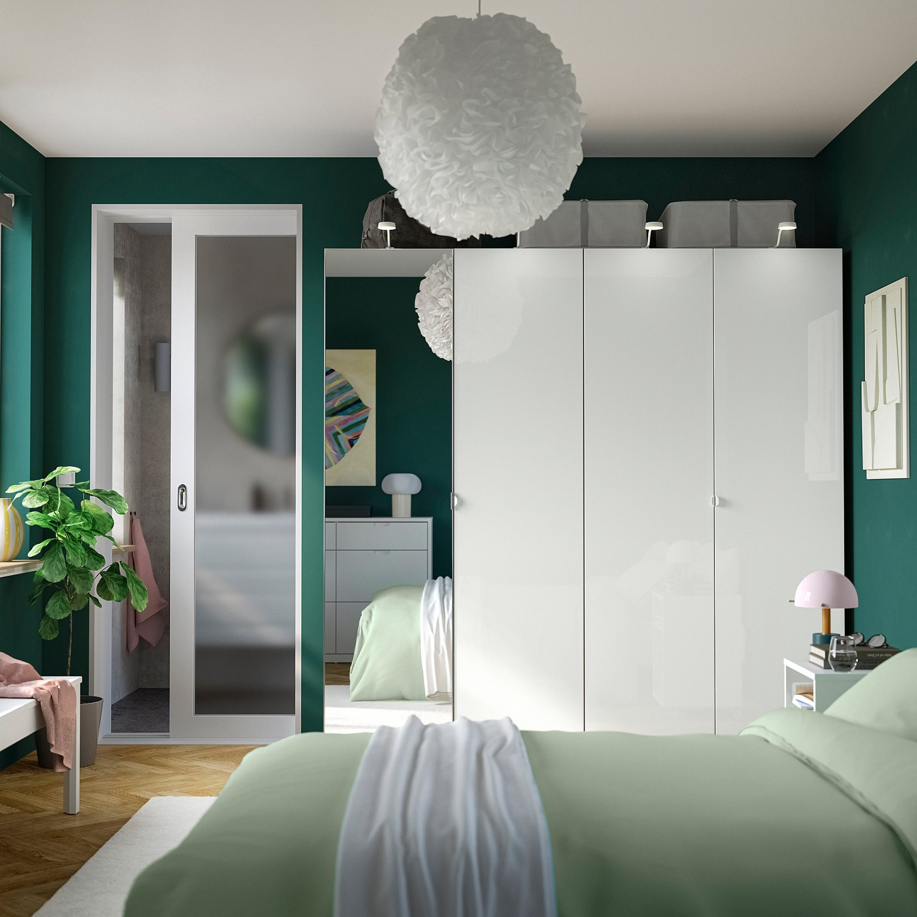 PAX/FARDAL/AHEIM, гардероб - комбинация, 495.030.33