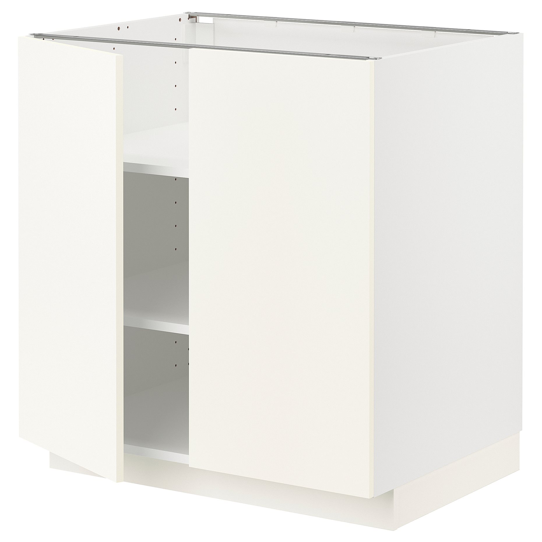 METOD, долен шкаф с рафтове/2 вратички, 495.071.25
