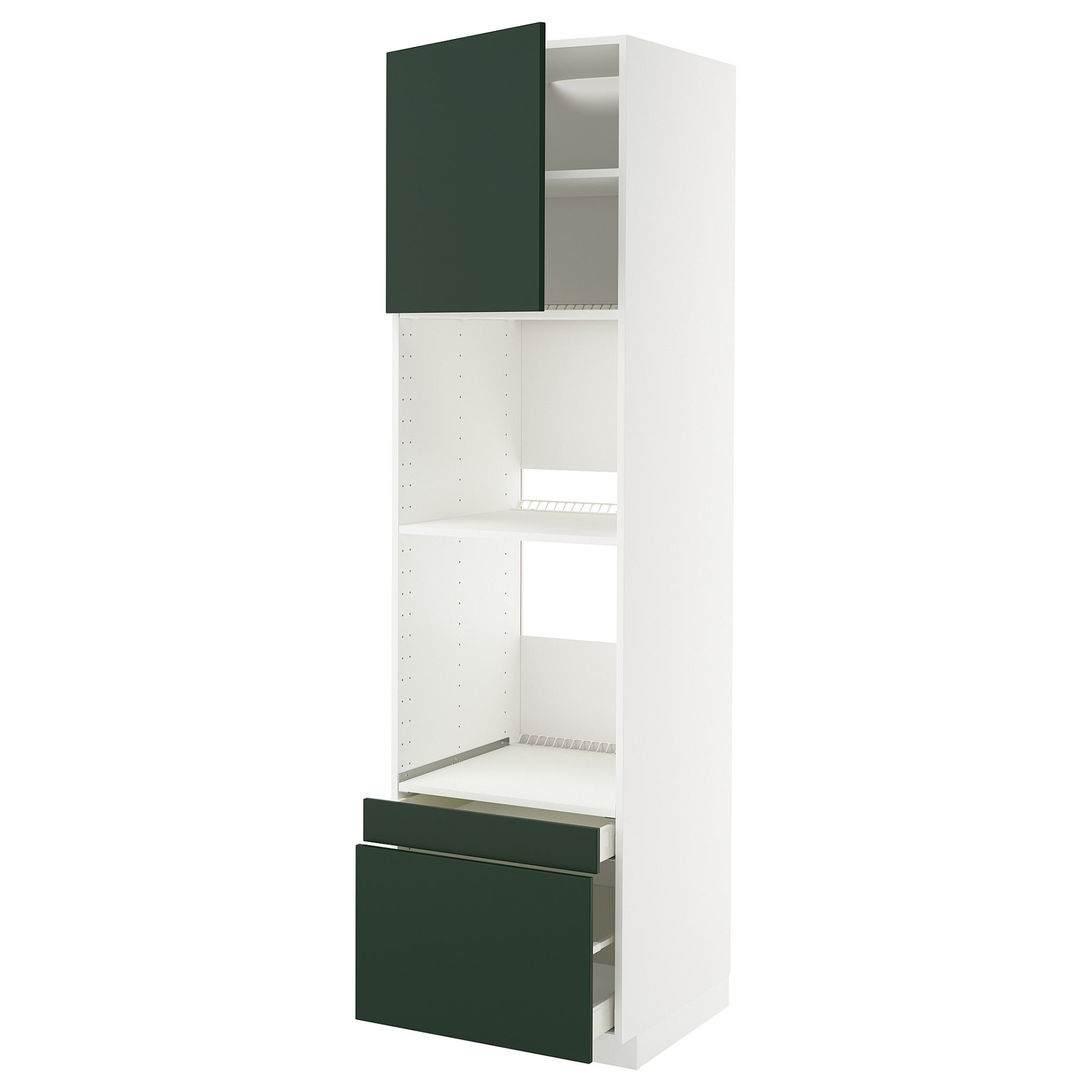 METOD/MAXIMERA, висок шкаф за фурна/комби фурна+вр./2 чекм., 495.570.40