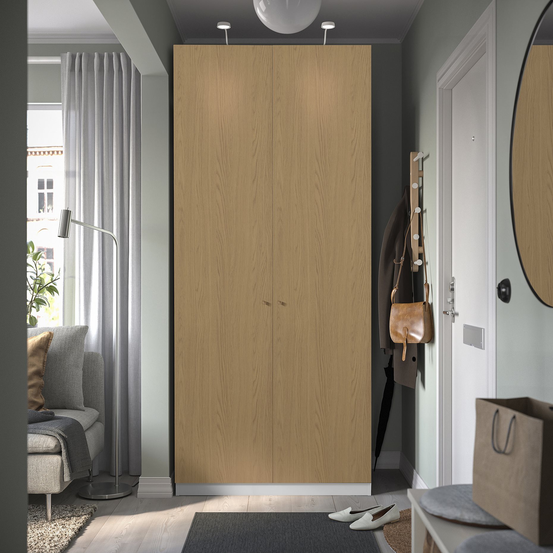 PAX/STORKLINTA, гардероб - комбинация, 495.626.16