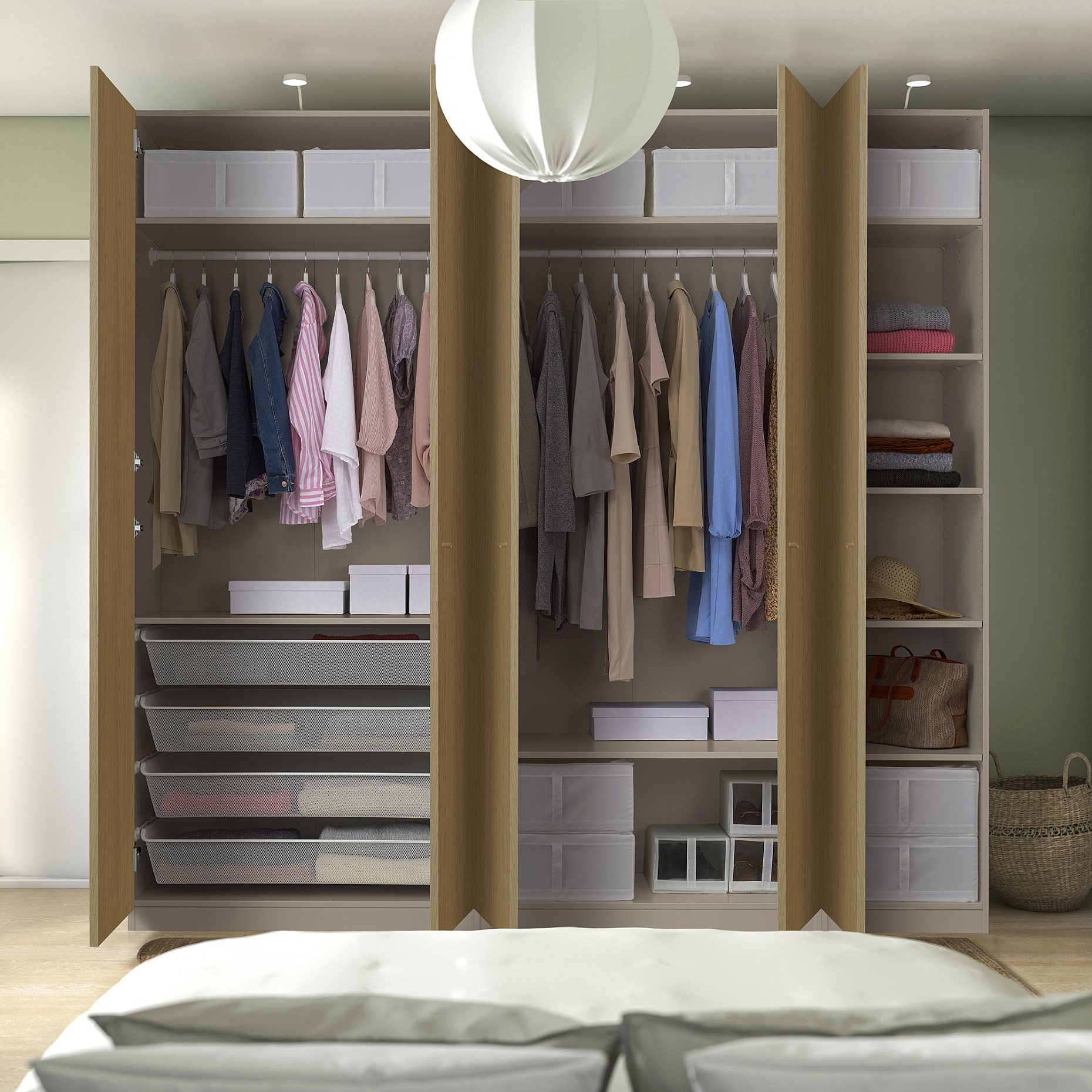PAX/STORKLINTA, гардероб - комбинация, 495.628.76