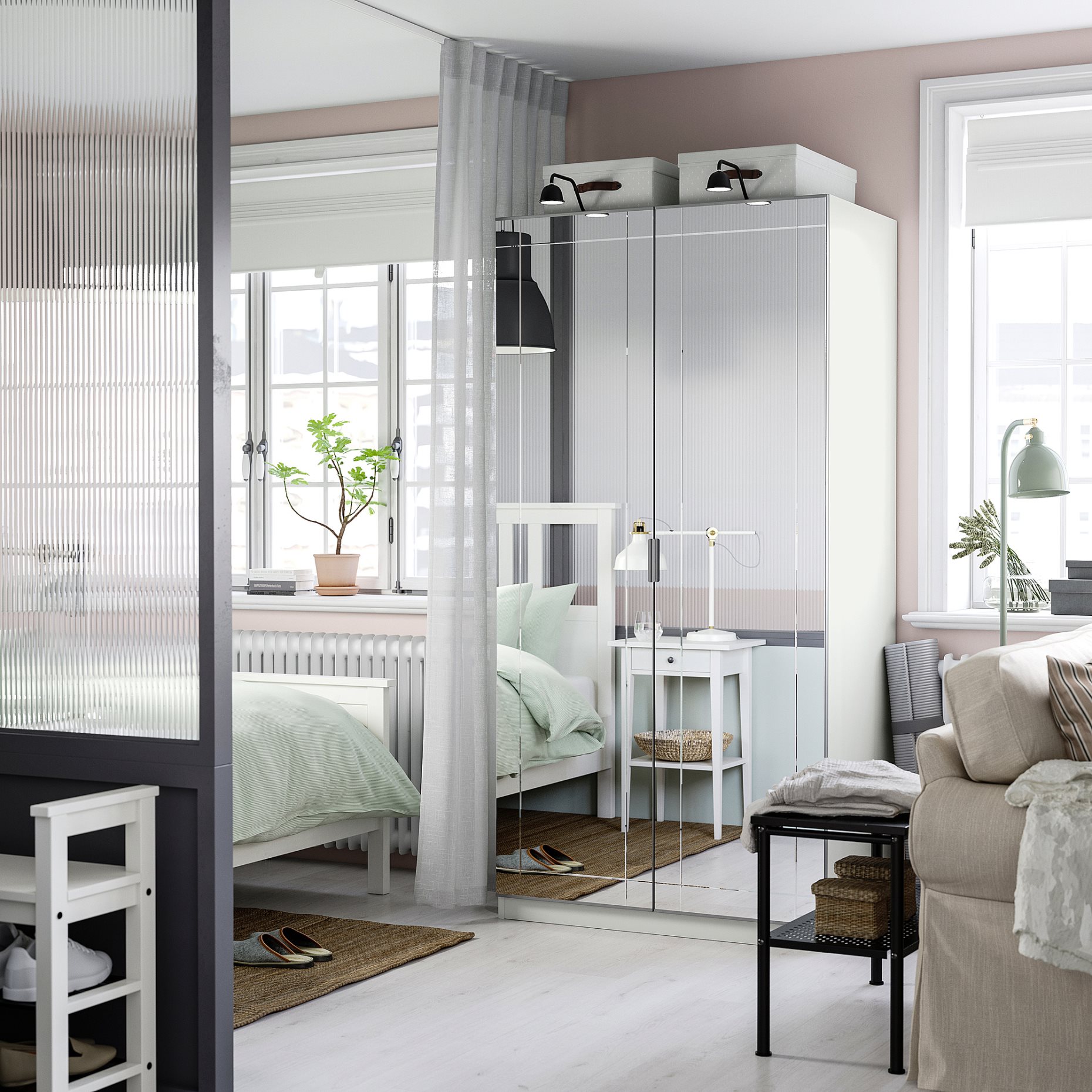 PAX/KAMMARTORP, гардероб - комбинация, 495.724.27