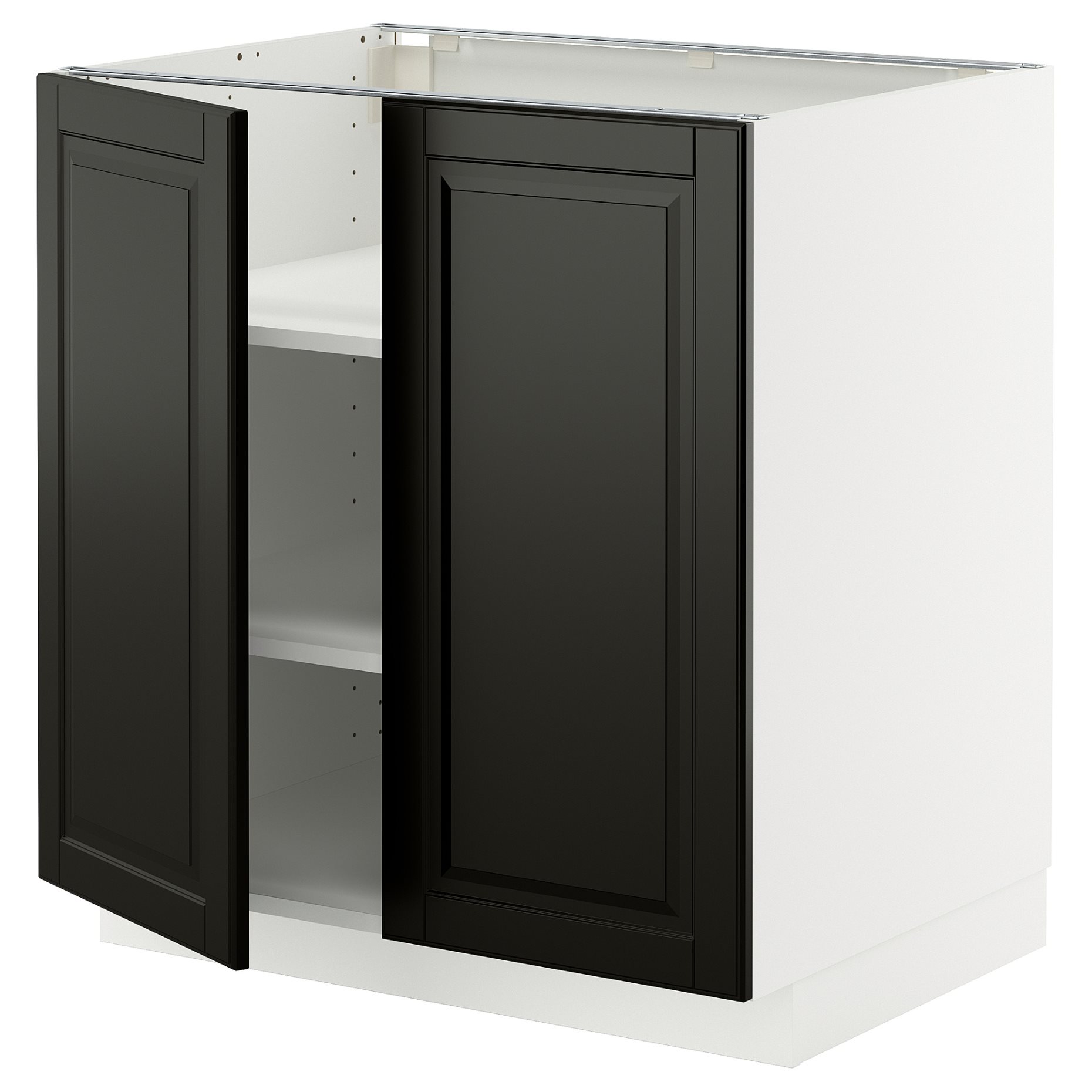 METOD, долен шкаф с рафтове/2 вратички, 495.787.40