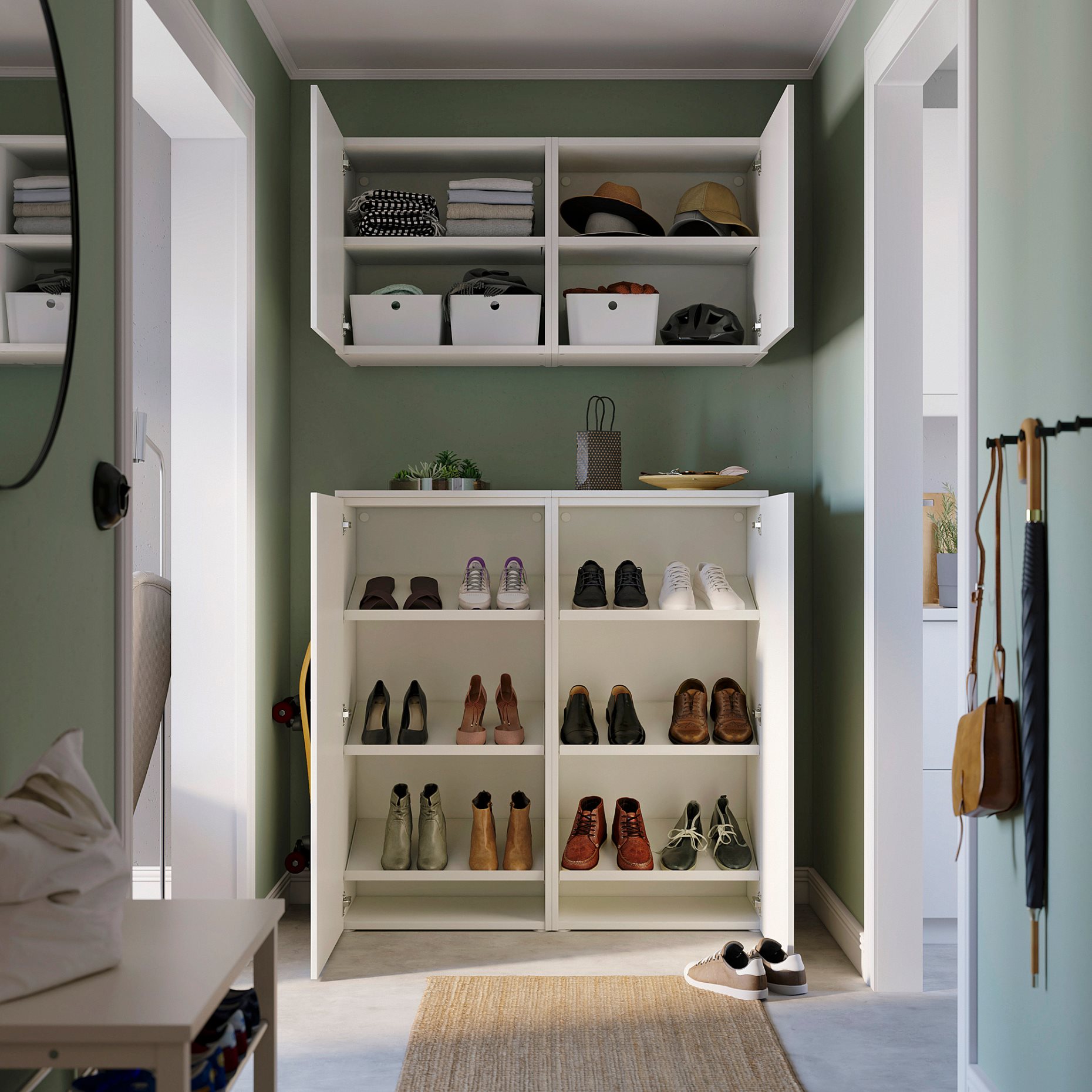 PLATSA, комб. артикули за съхранение с врати, 495.858.73