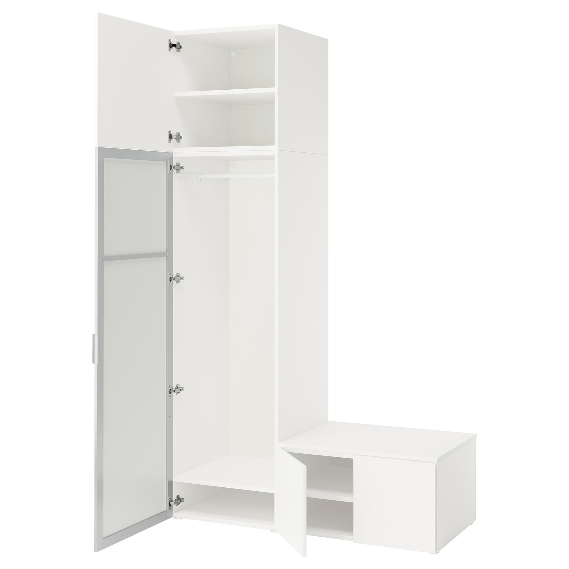 PLATSA, гардероб четирикрилен, 495.858.87