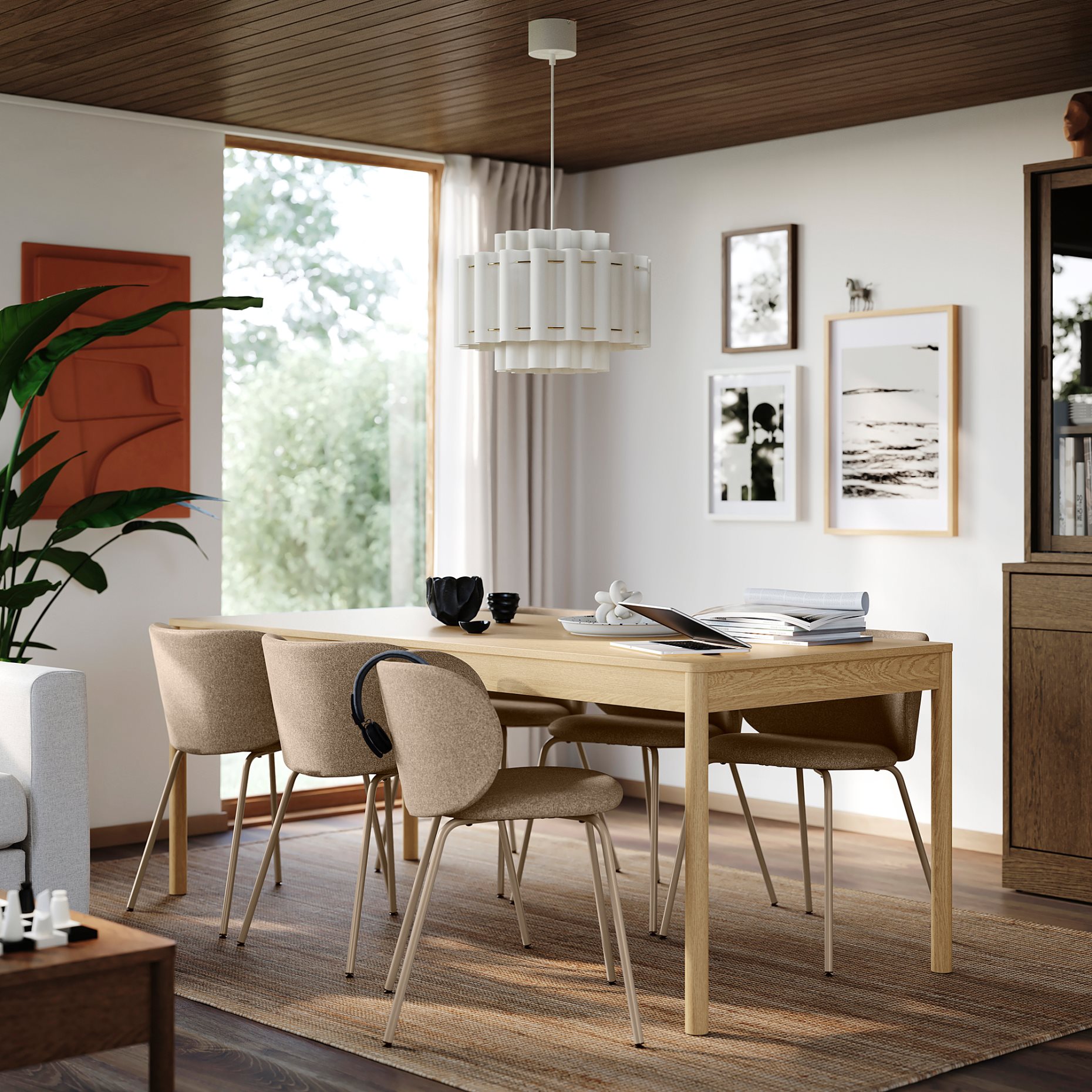 TONSTAD/KRYLBO, Маса и 6 стола, 495.967.44