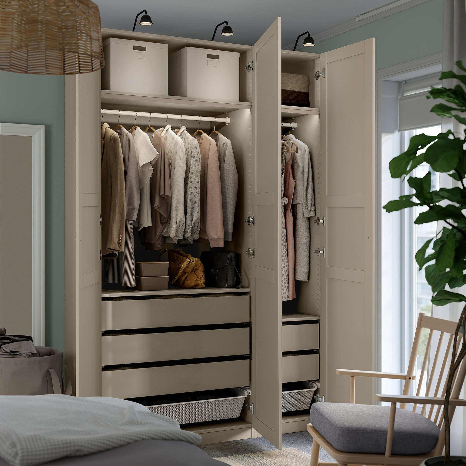 PAX/TYSSEDAL, Гардероб - комбинация, 496.032.16