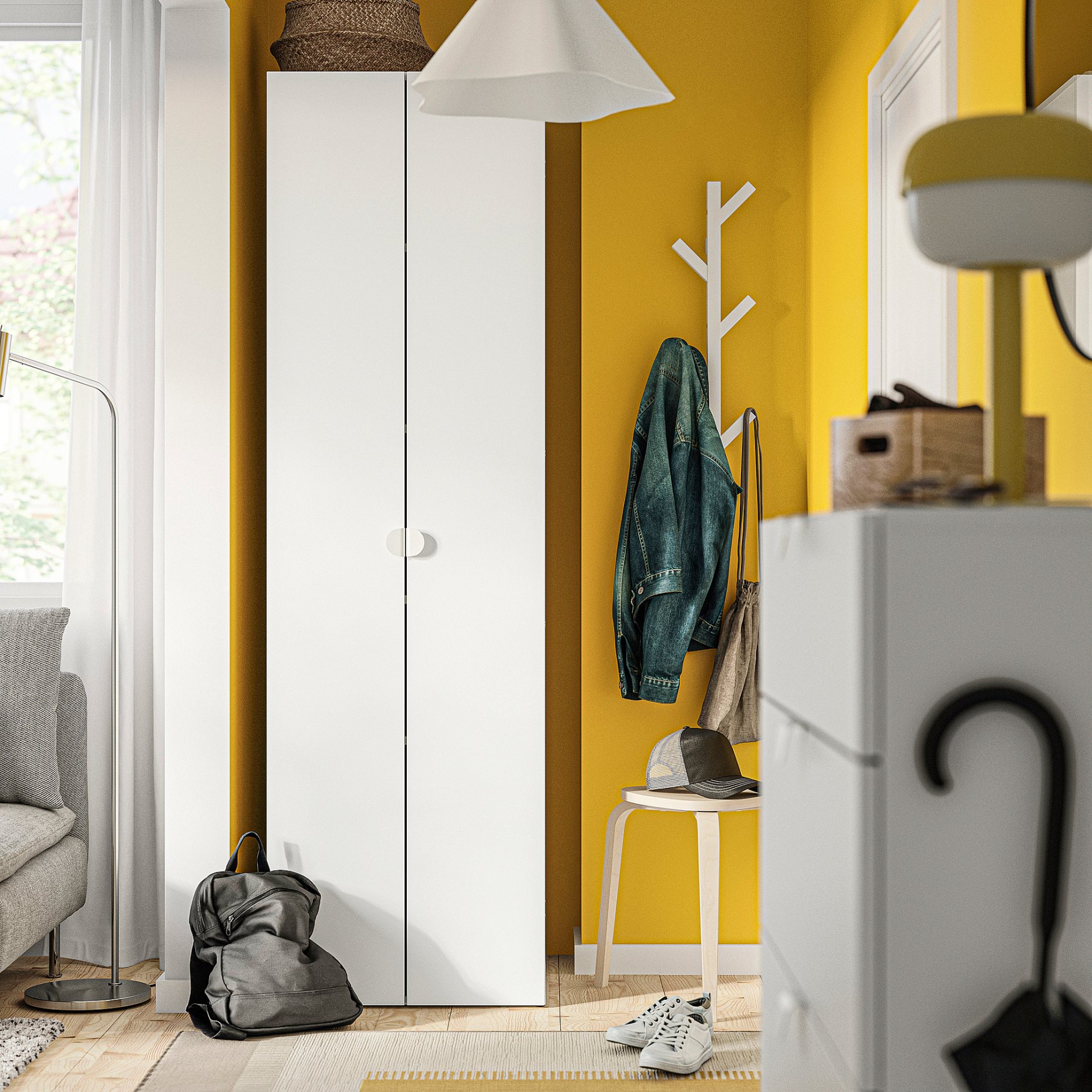 LASTARE, гардероб - комбинация, 60x62x200 см, 496.035.51