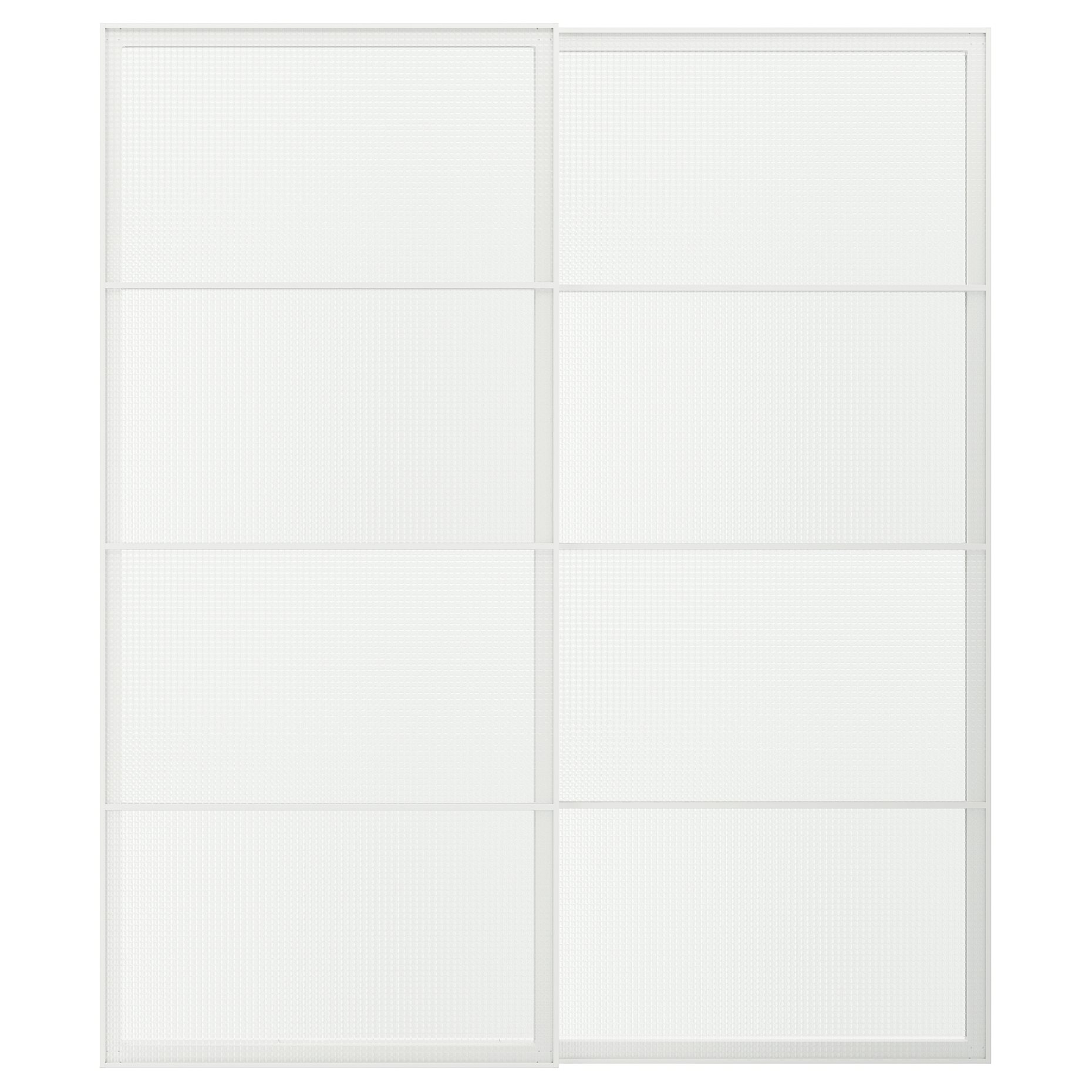 LUNDBRÄSMA, 2 плъзгащи се врати, 200x236 см, 496.190.43
