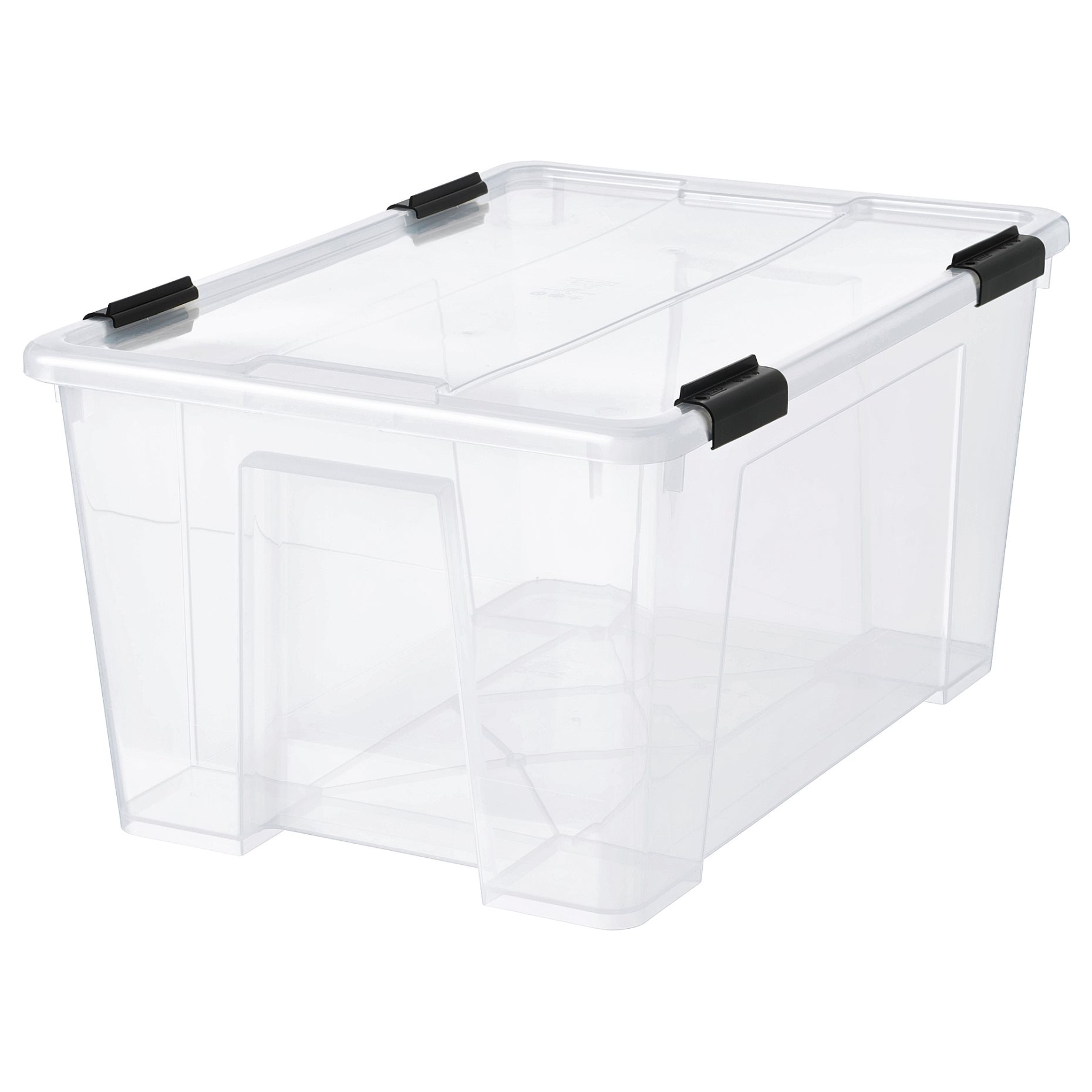 SAMLA, Кутия с капак/клипс, 57x39x29 см/45 л, 496.196.51