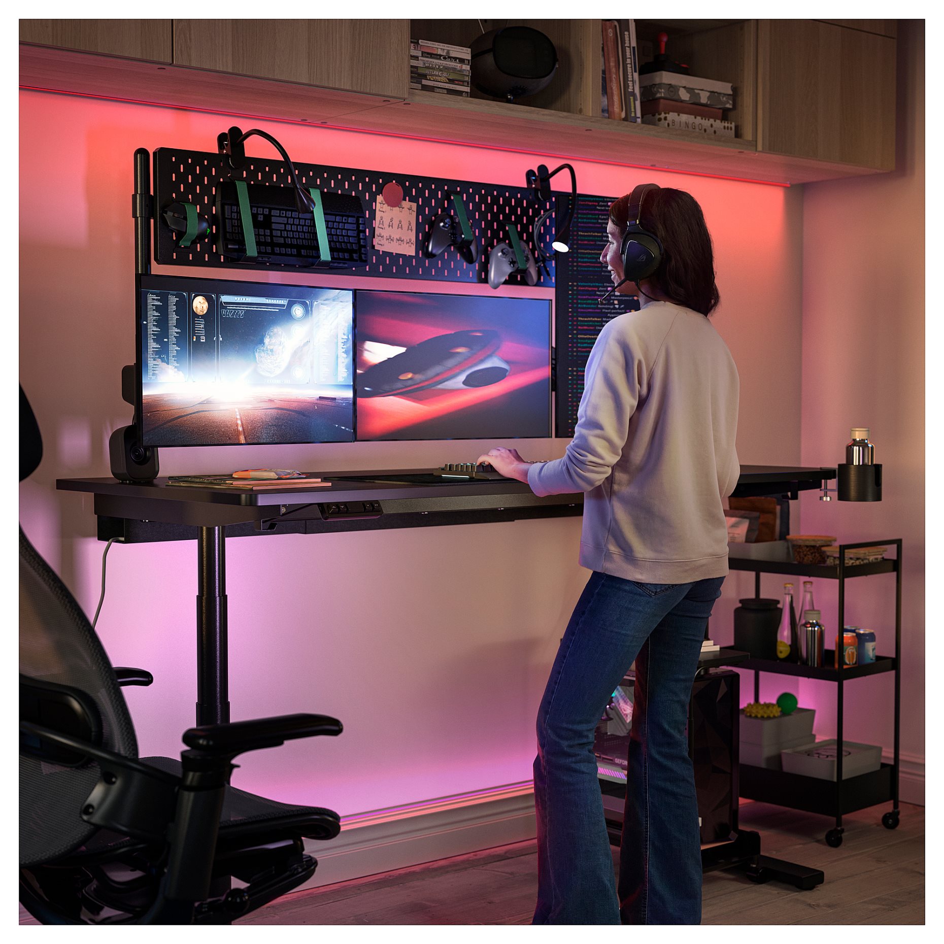 MÅLOMRÅDE, гейминг бюро за стоене/седене, 505.858.05