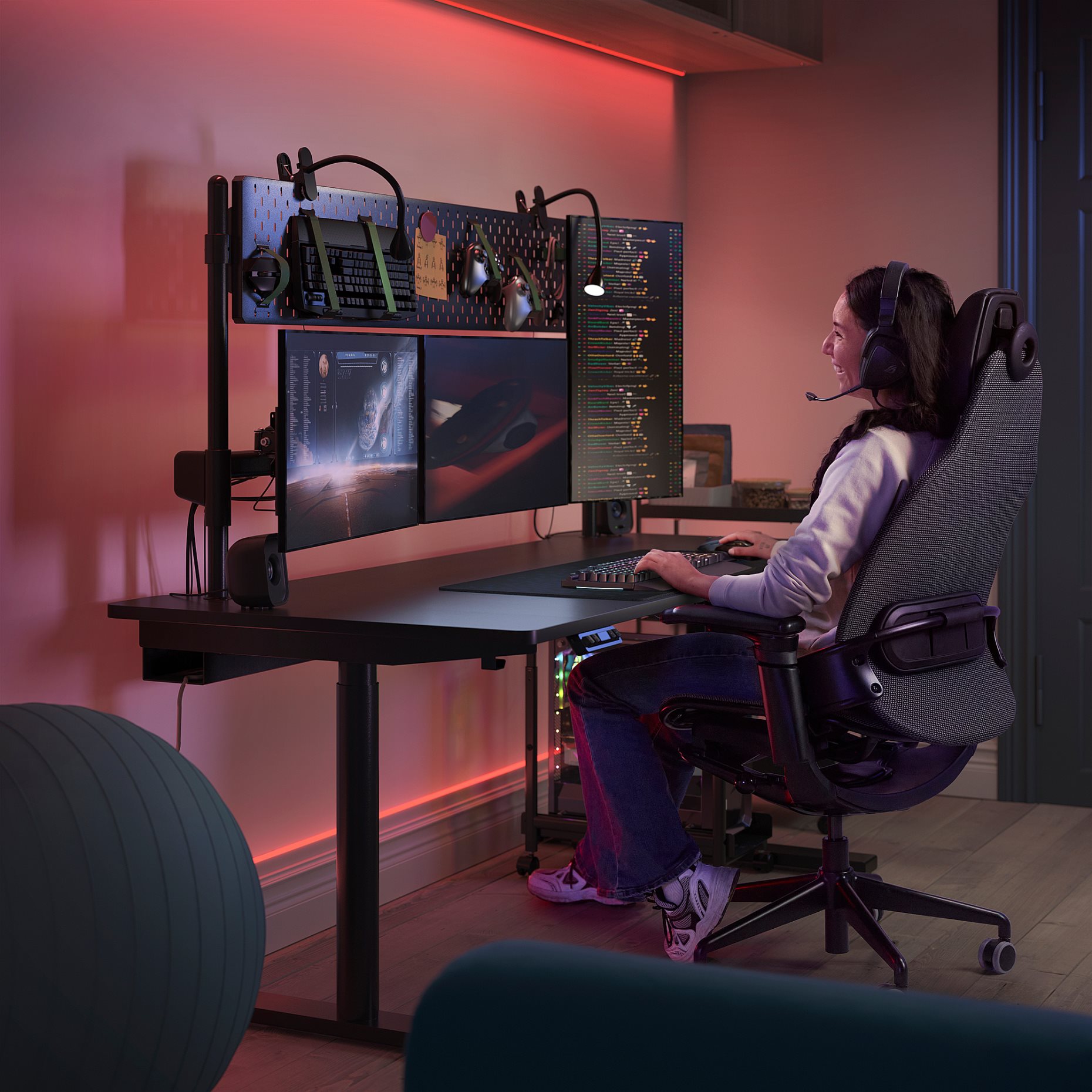 MÅLOMRÅDE, гейминг бюро за стоене/седене, 505.858.05