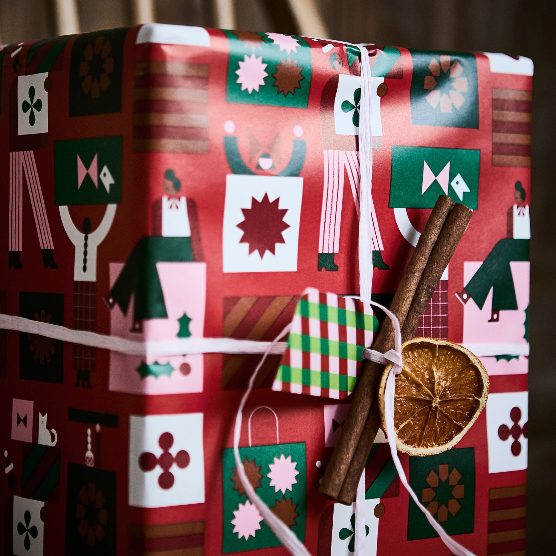 VINTERFINT, хартия за подаръци, ролка, 506.030.22