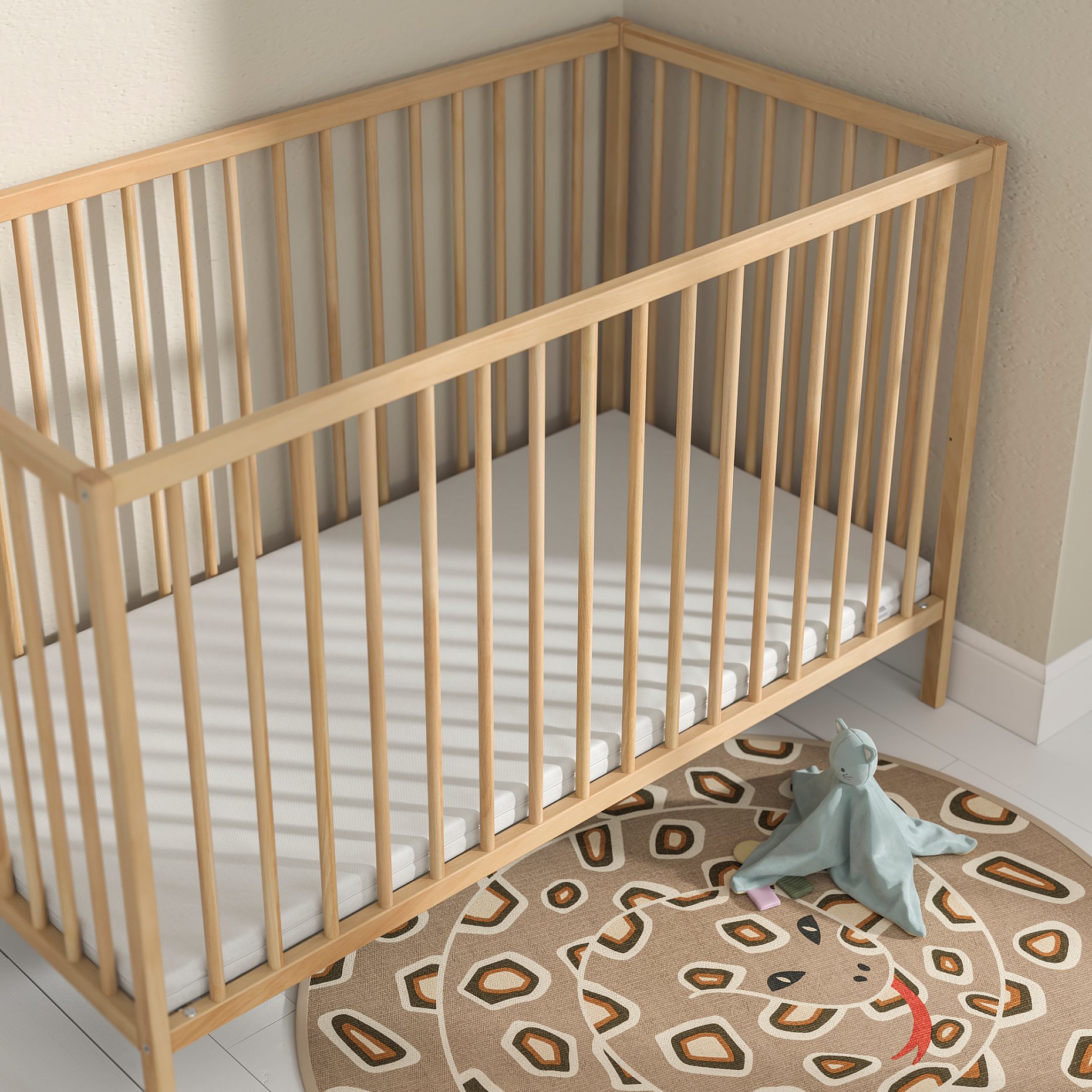 PLUTTIG, матрак с пяна за креватче, 60x120x5 см, 506.077.70