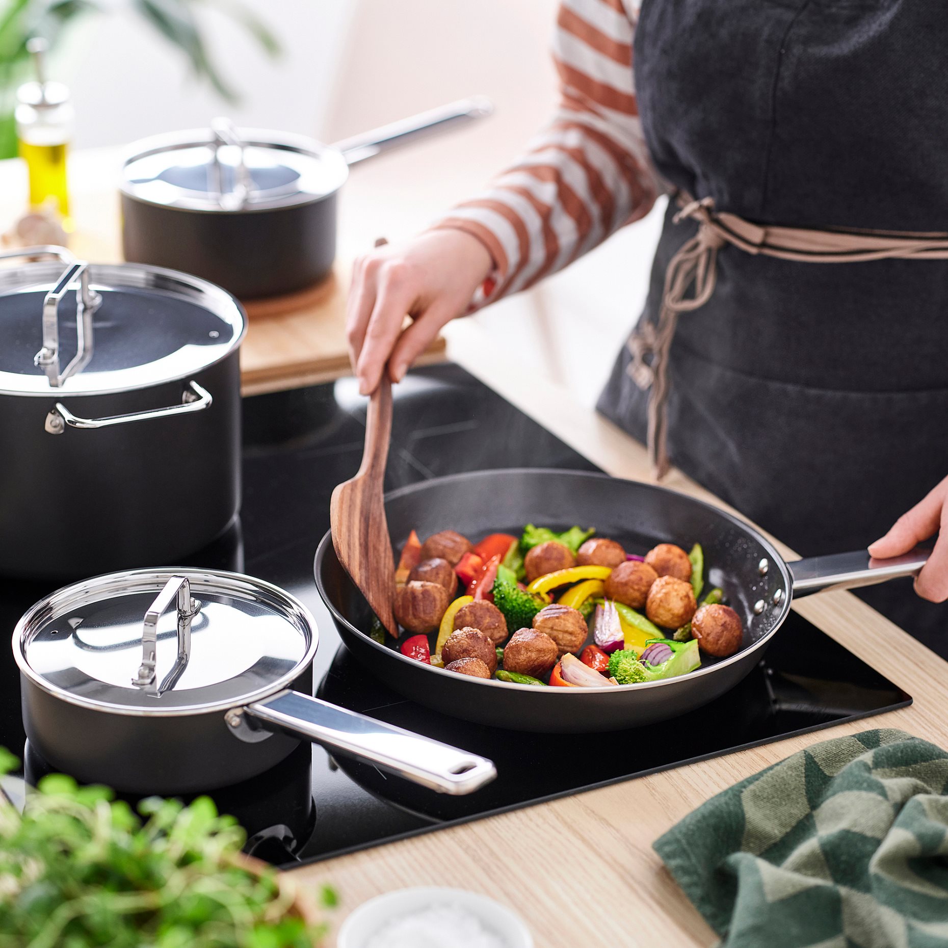 GULDÖRING, Комплект, 7 бр., незалепващо покритие, 506.094.63