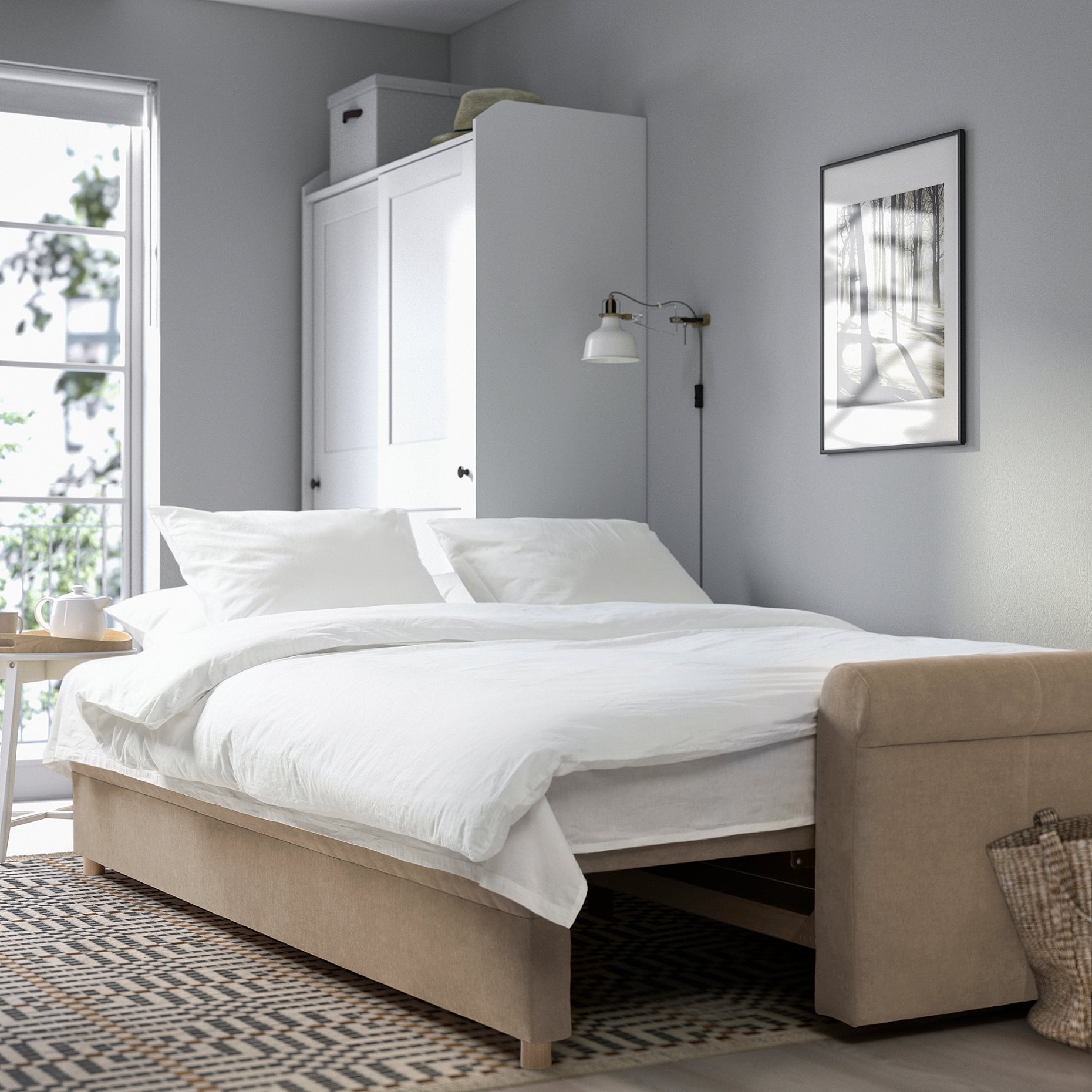 DANHULT, 3-местен разтегателен диван, 506.299.51