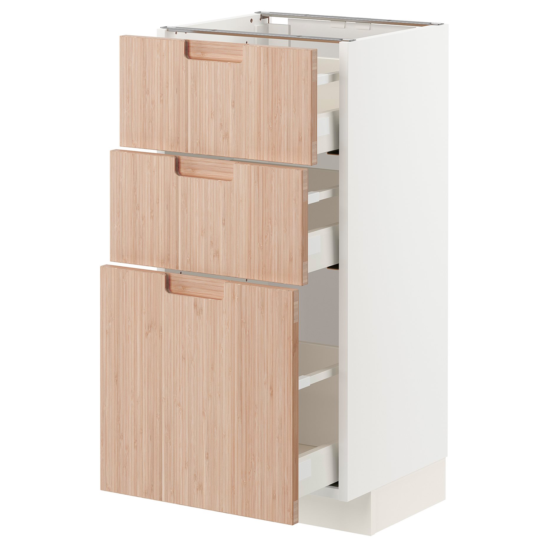 METOD/MAXIMERA, долен шкаф с 3 чекмеджета, 593.303.05