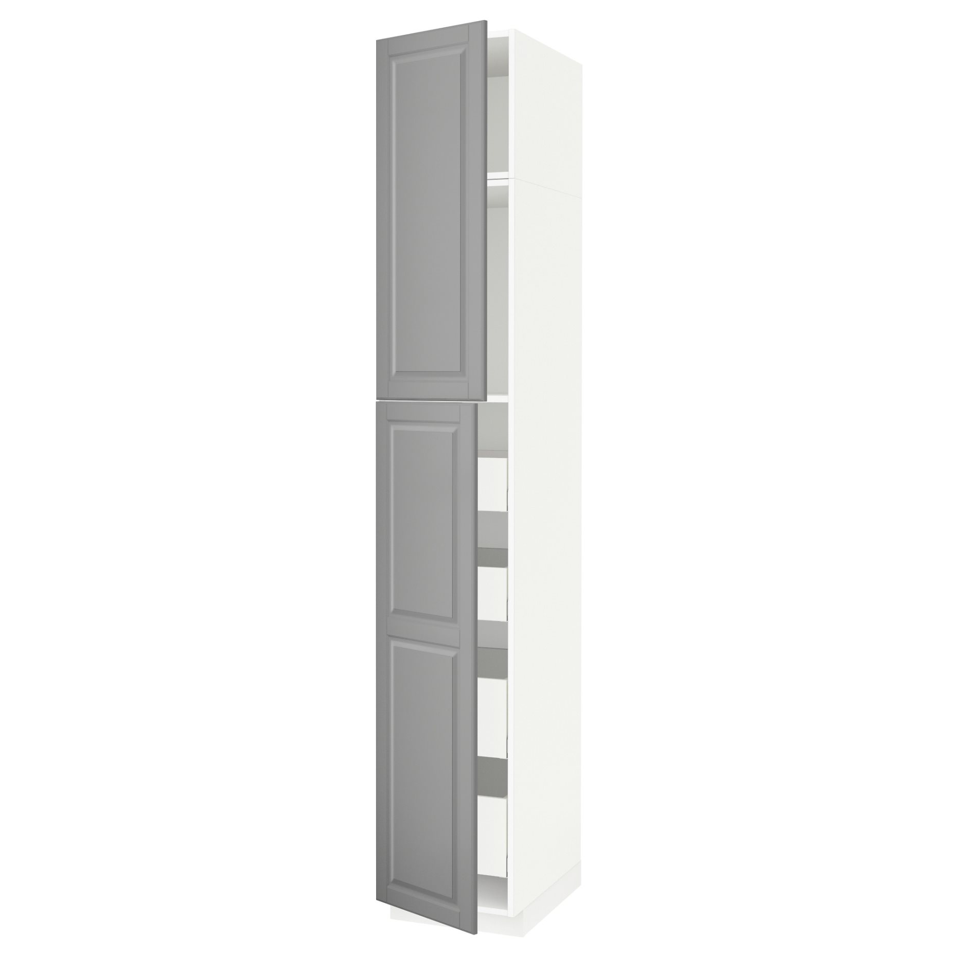 METOD/MAXIMERA, висок шкаф с 2 врати/4 чекмеджета, 594.550.17