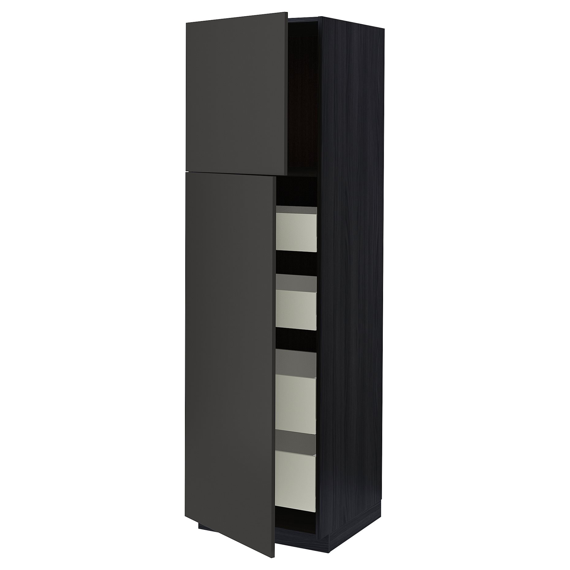 METOD/MAXIMERA, висок шкаф с 2 врати/4 чекмеджета, 594.980.12
