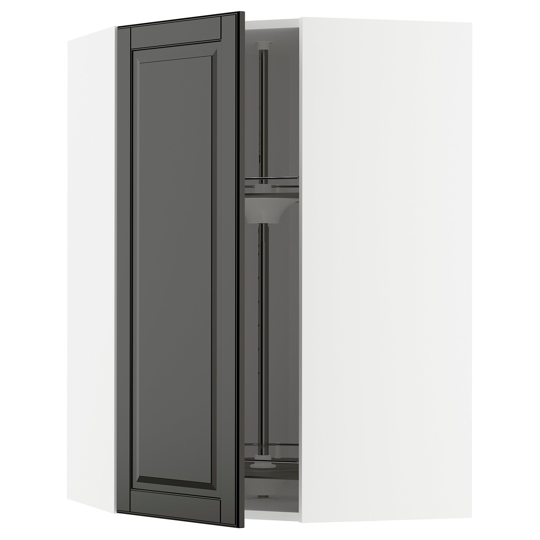 METOD, ъглов стенен шкаф с върт. механизъм, 595.788.29