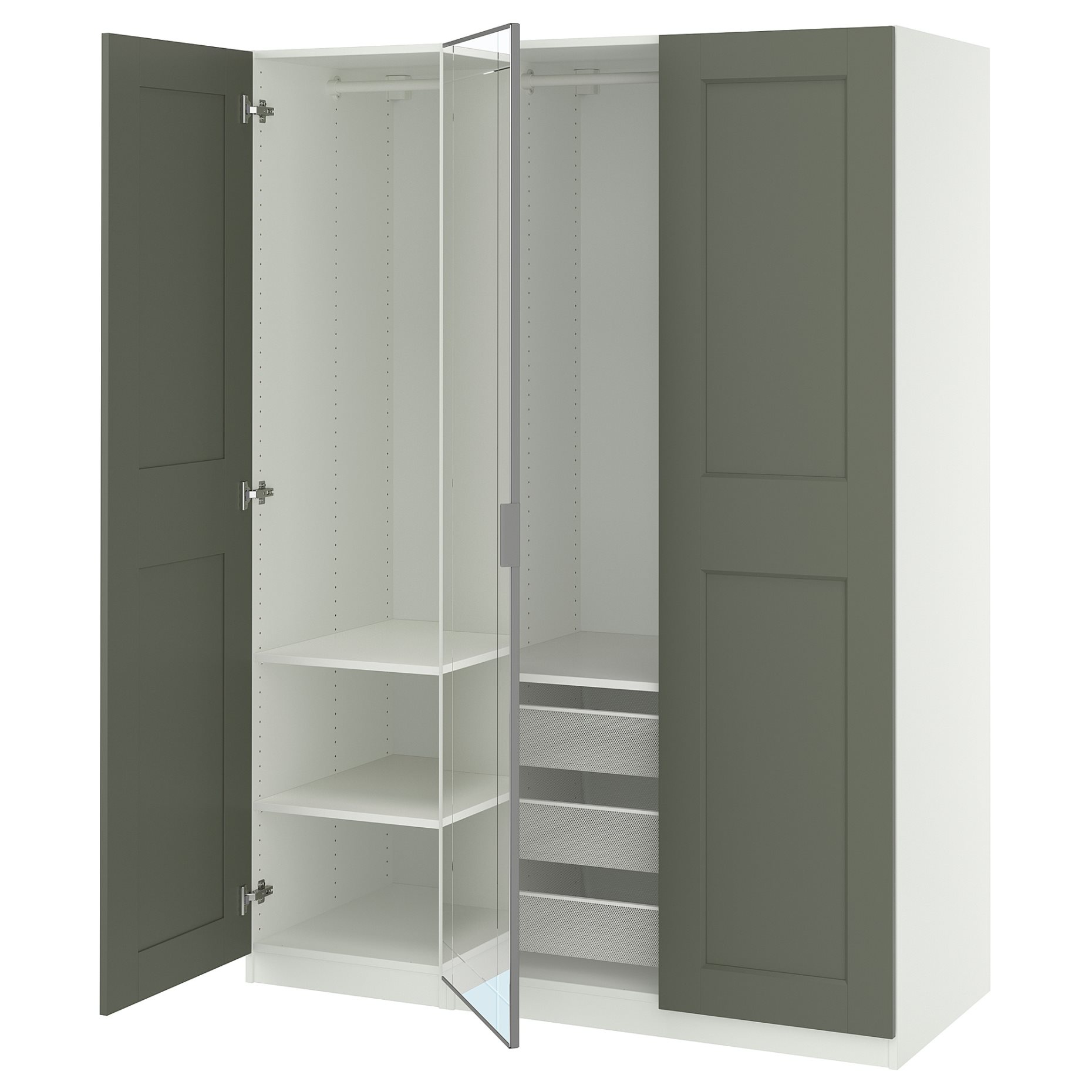 PAX/KAMMARTORP/GRIMO, гардероб - комбинация, 595.792.49