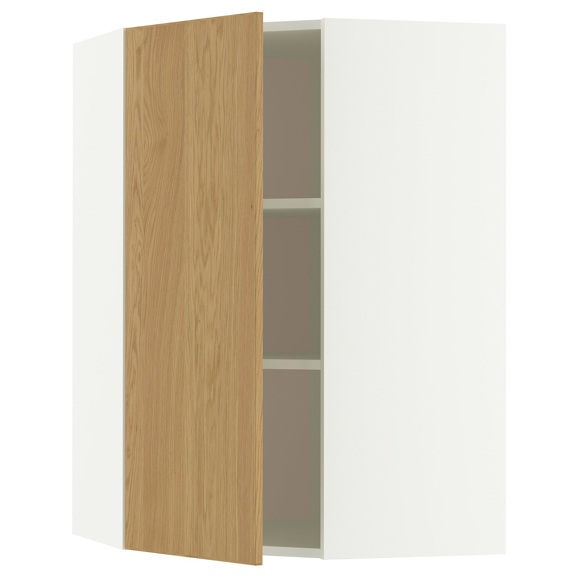 METOD, ъглов стенен шкаф с рафтове, 596.006.27