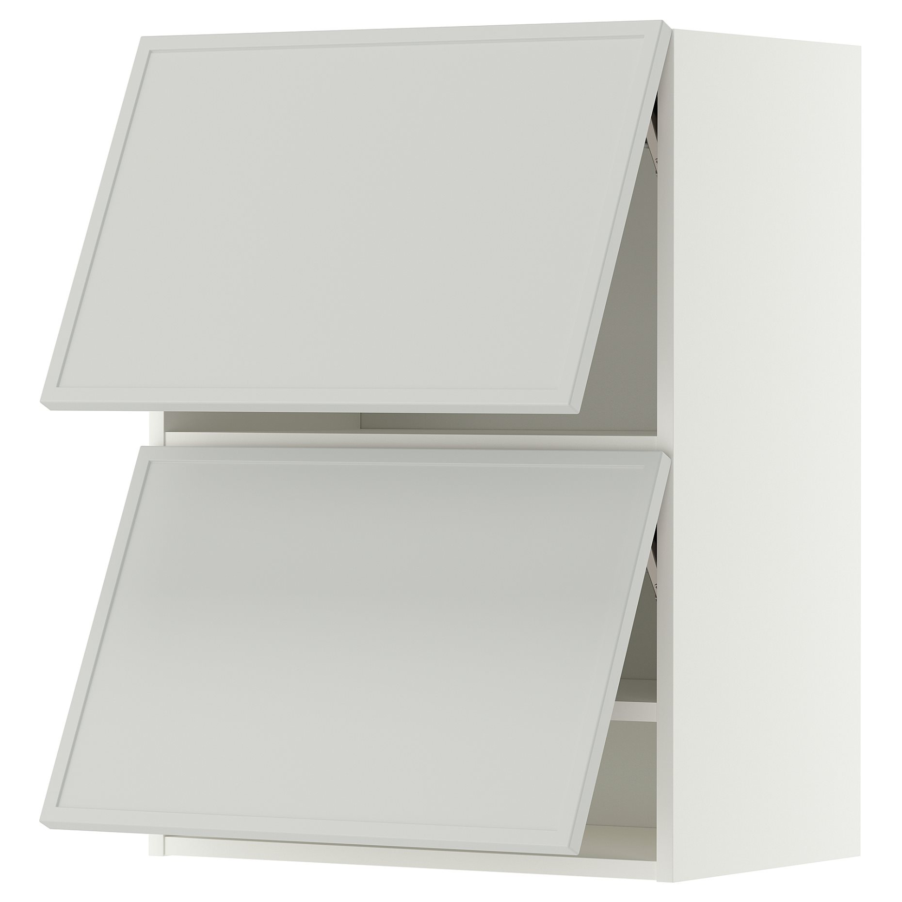 METOD, стенен хоризонтален шкаф с 2 врати, 60x80 см, 596.046.25
