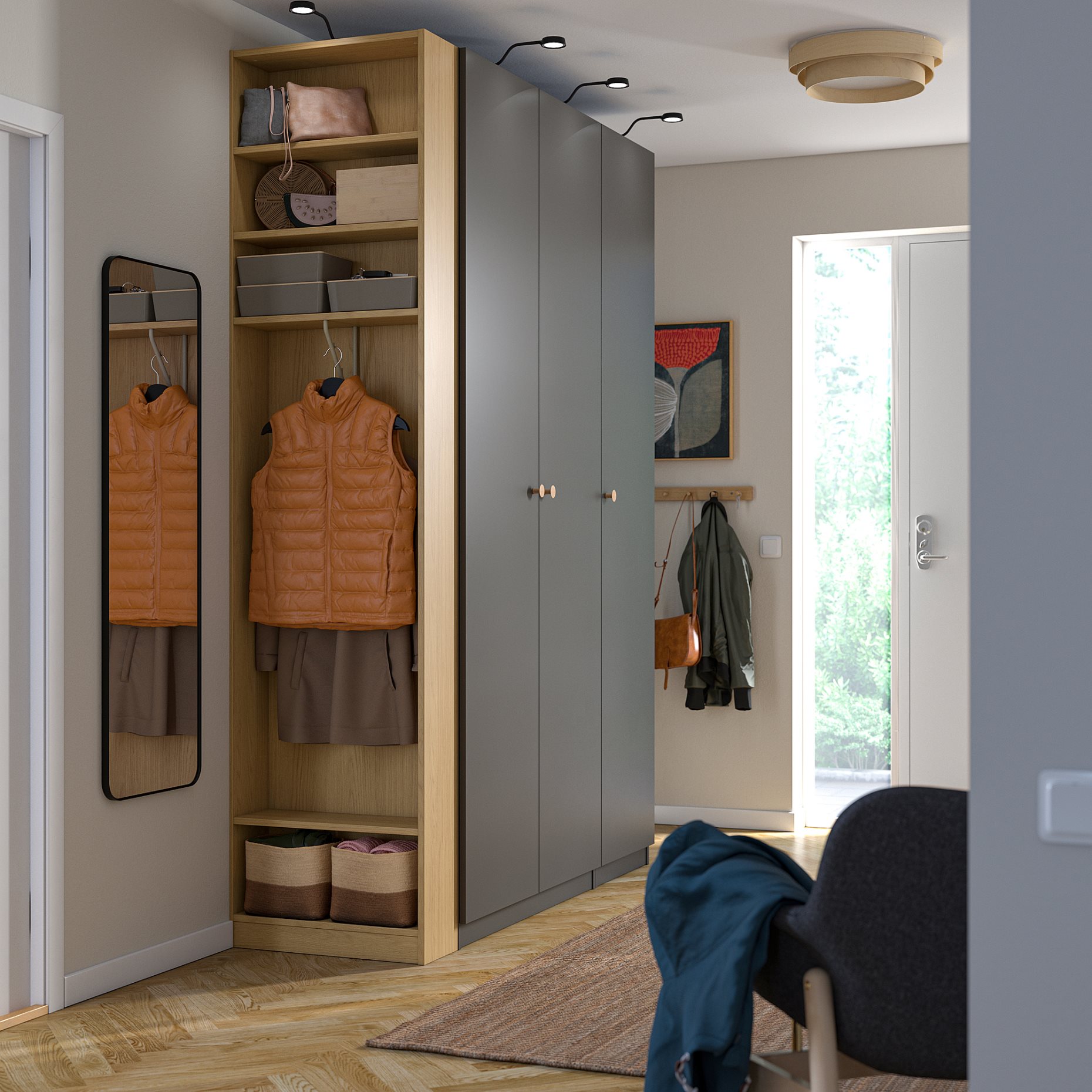 PAX/FORSAND, гардероб - комбинация, 596.069.26