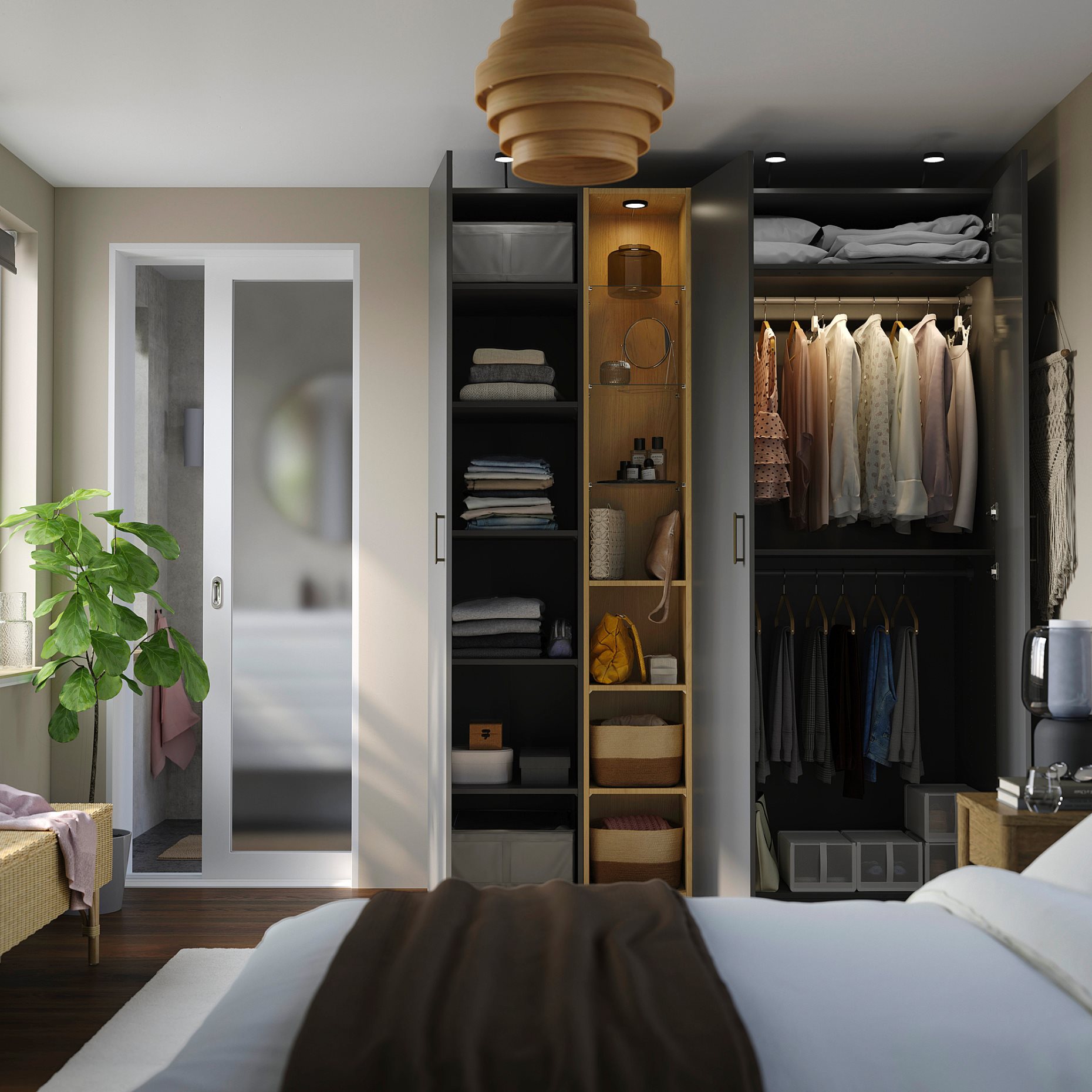 PAX/FORSAND, гардероб - комбинация, 596.072.66