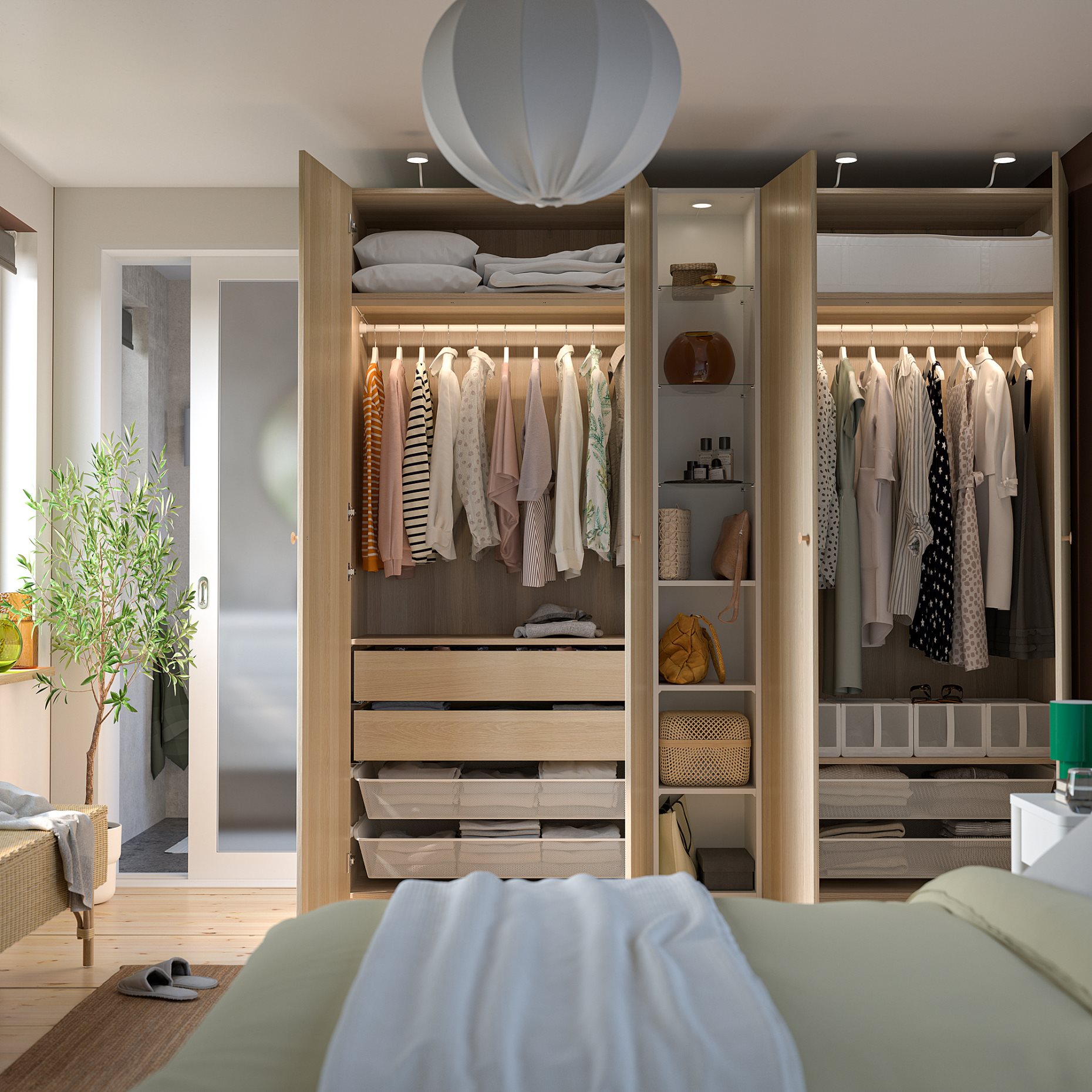 PAX/FORSAND, гардероб - комбинация, 596.073.65