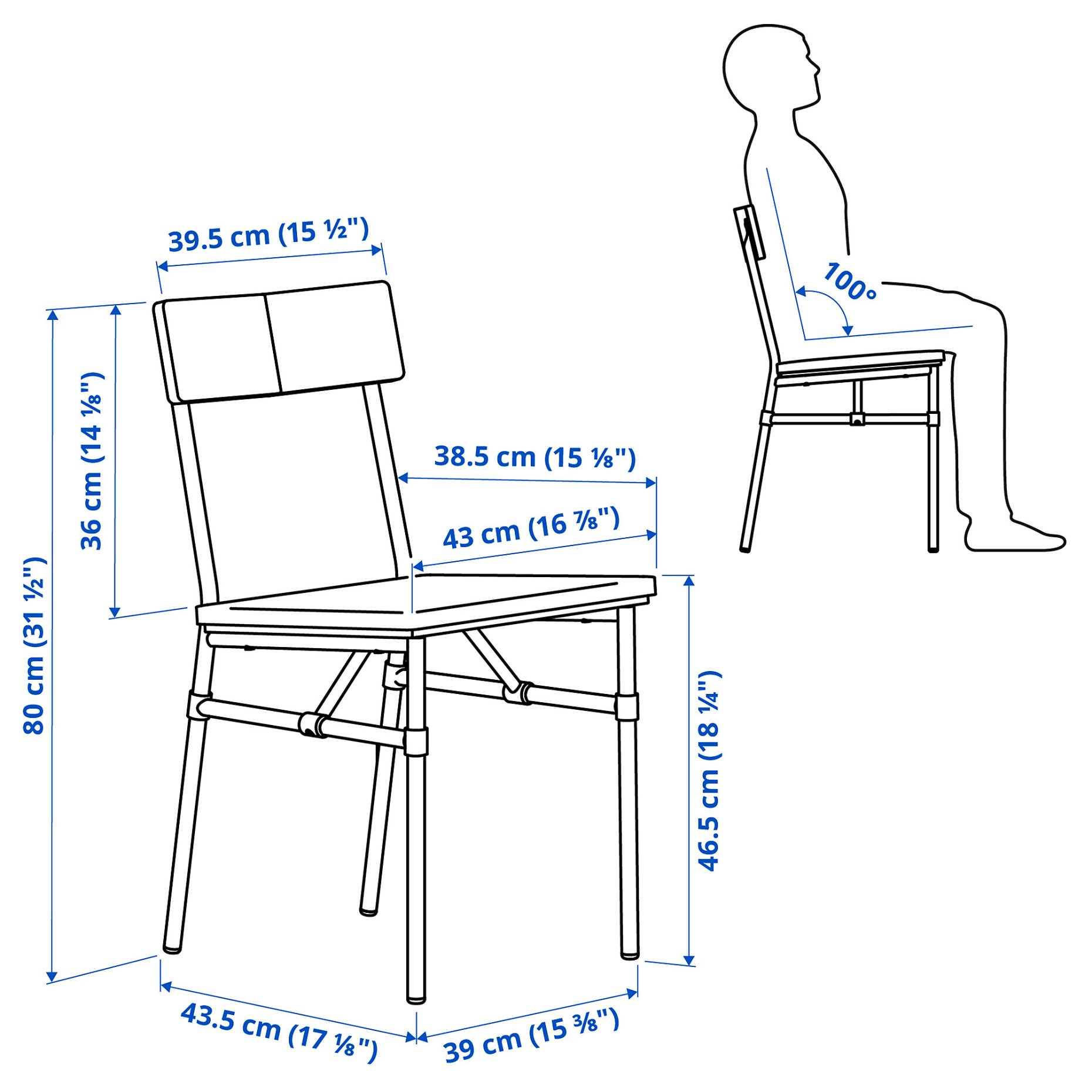 GRÖTÅN/GRÖTÅN, маса и 4 стола, 105 см, 596.174.30