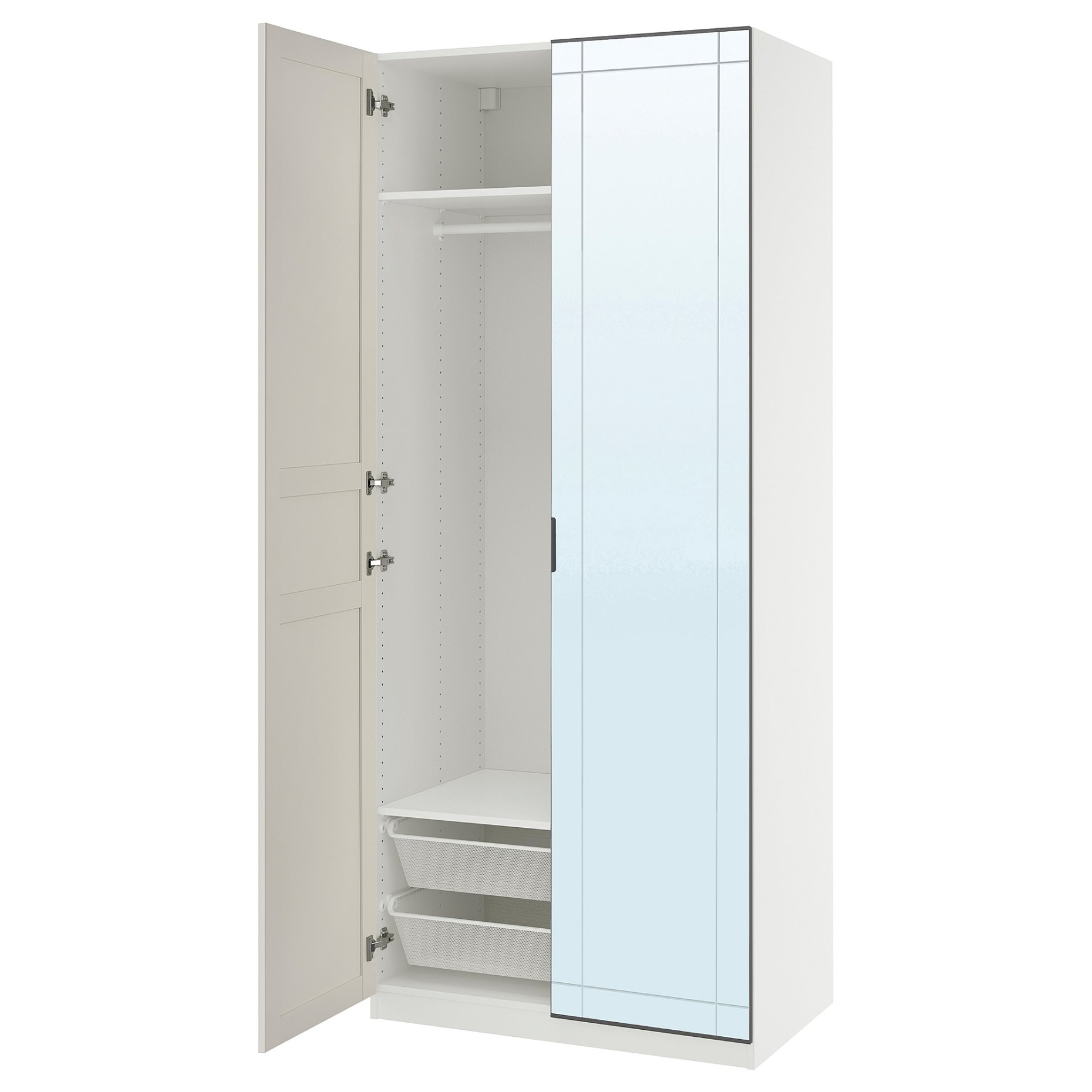 PAX/KAMMARTORP/FLISBERGET, гардероб - комбинация, 100x60x236 см, 596.259.20