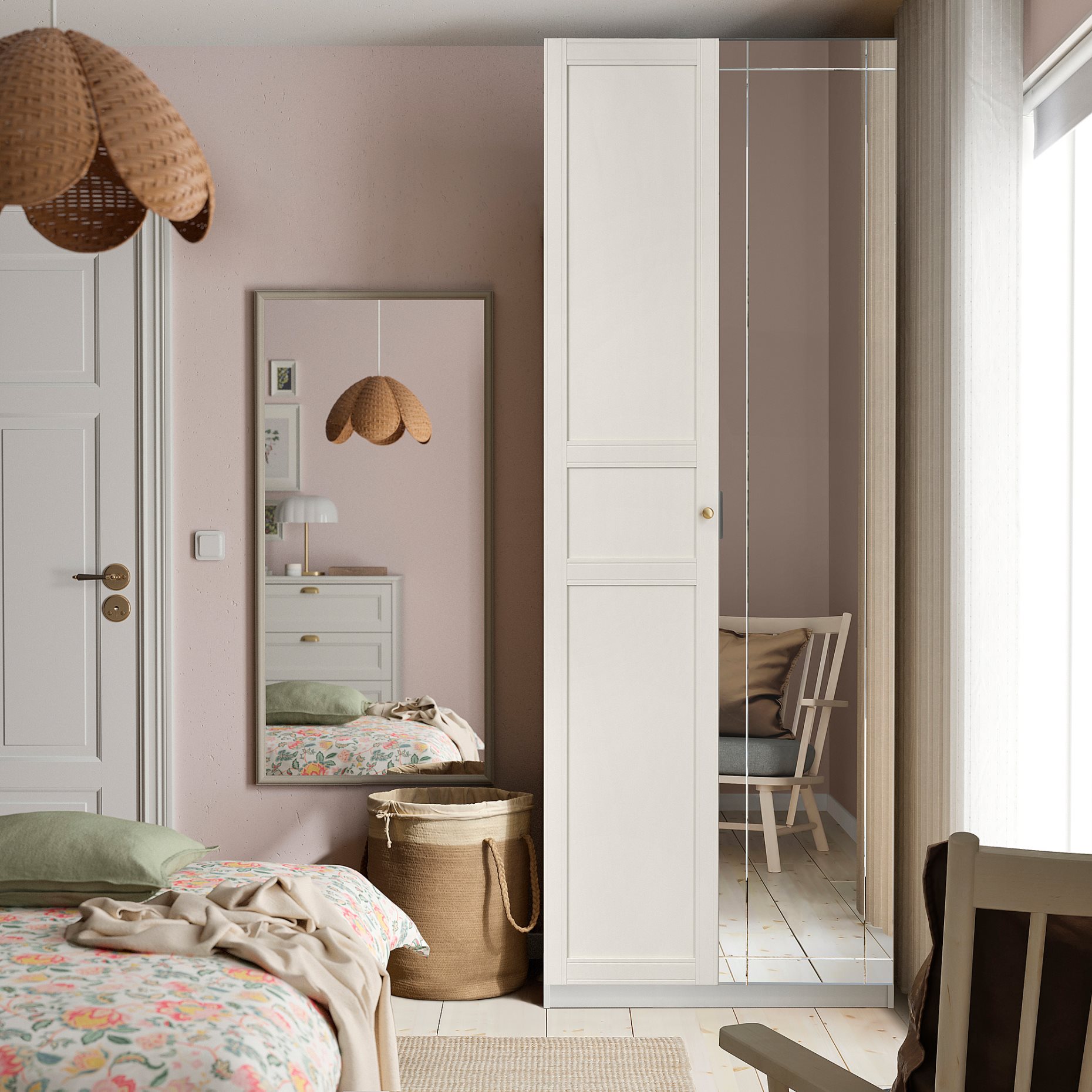 PAX/KAMMARTORP/FLISBERGET, гардероб - комбинация, 100x60x236 см, 596.259.20