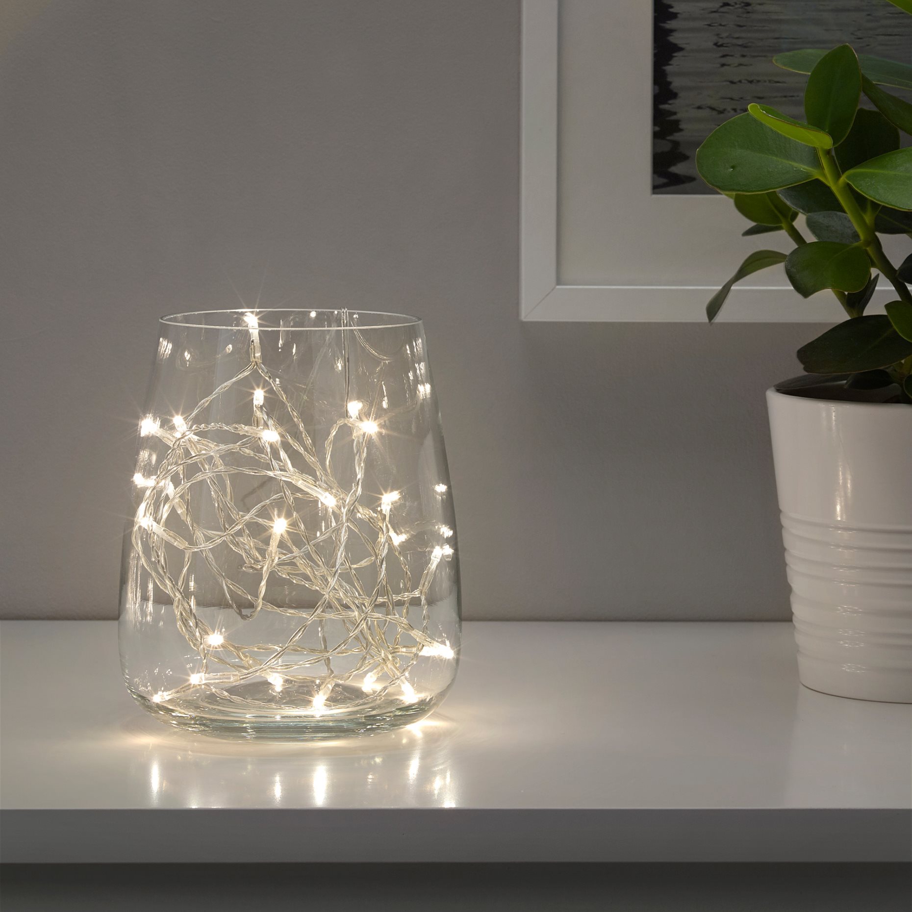 LEDFYR, LED гирлянда с 24 лампички, за употреба на закрито, 603.479.89