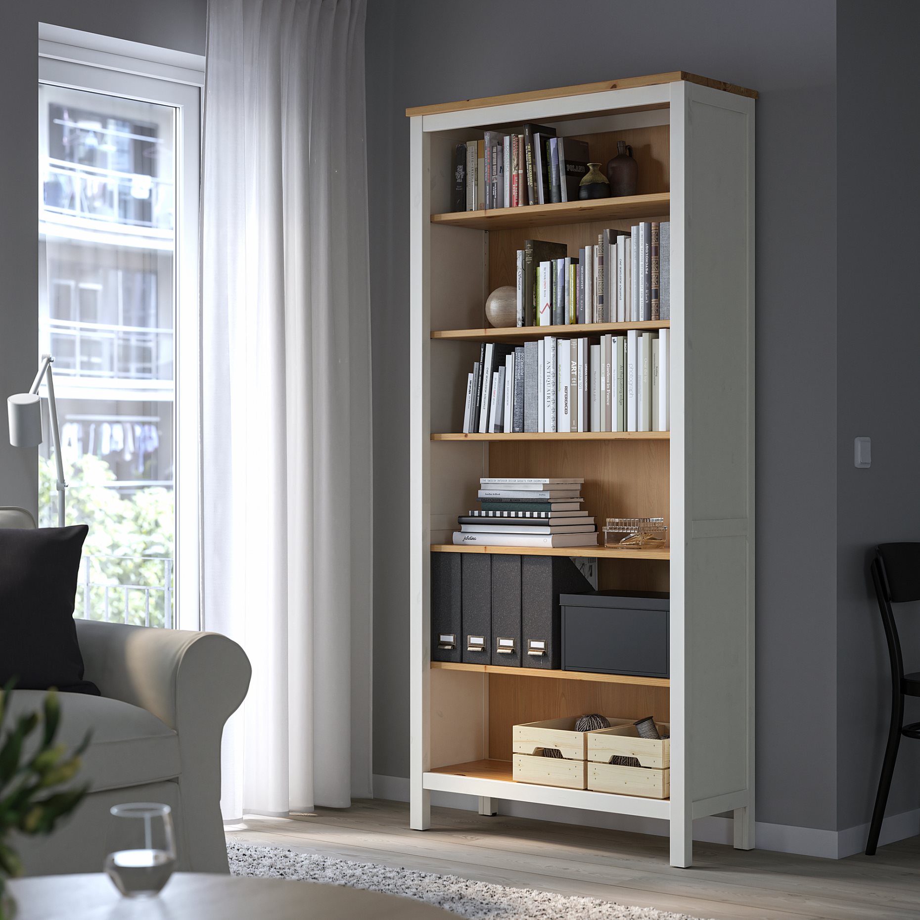 HEMNES, библиотека, 604.135.02