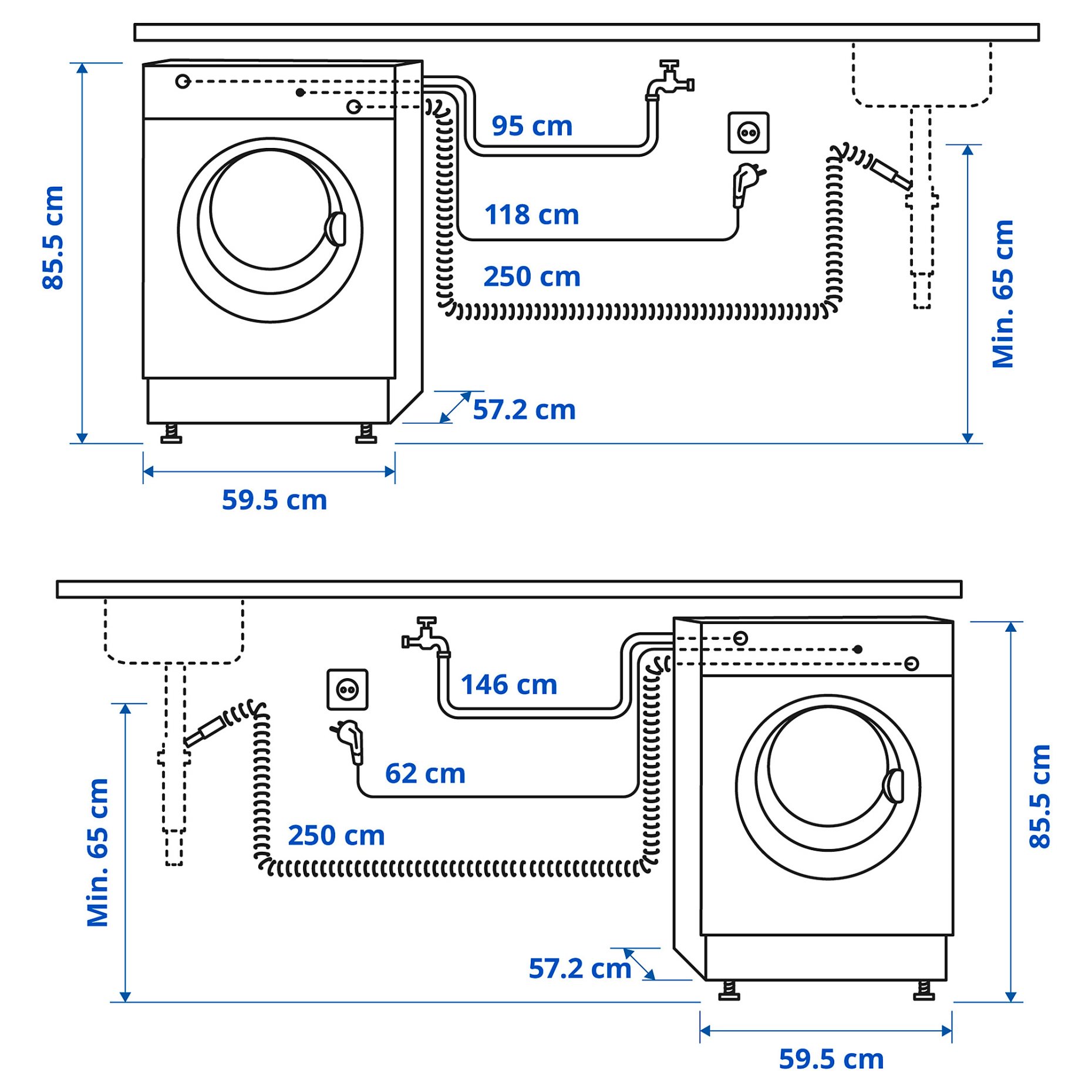 UDDARP, перална машина, IKEA 300, 7 кг, 605.237.65