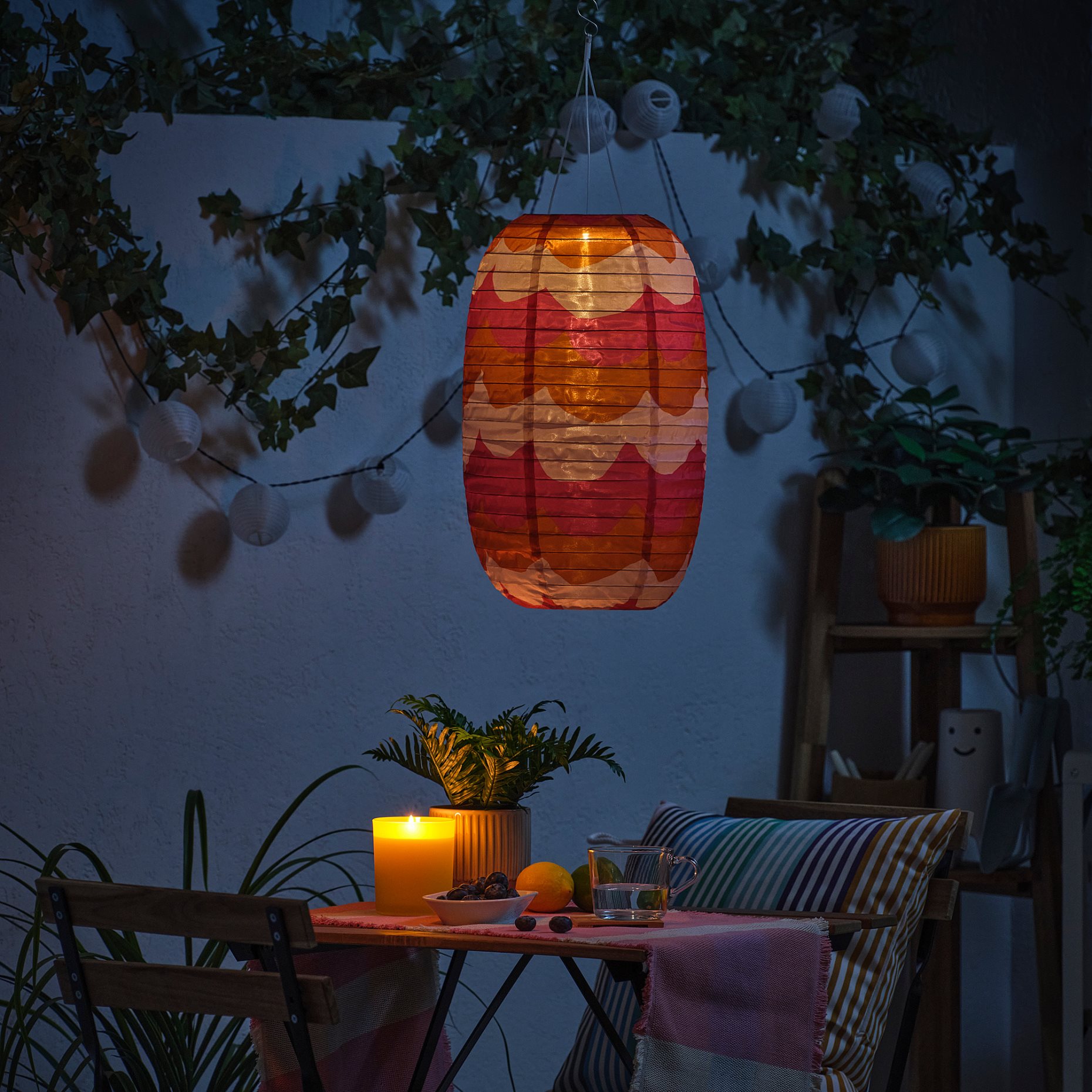 SOLVINDEN, висяща лампа, със соларно захранване, 43 см, 606.146.71