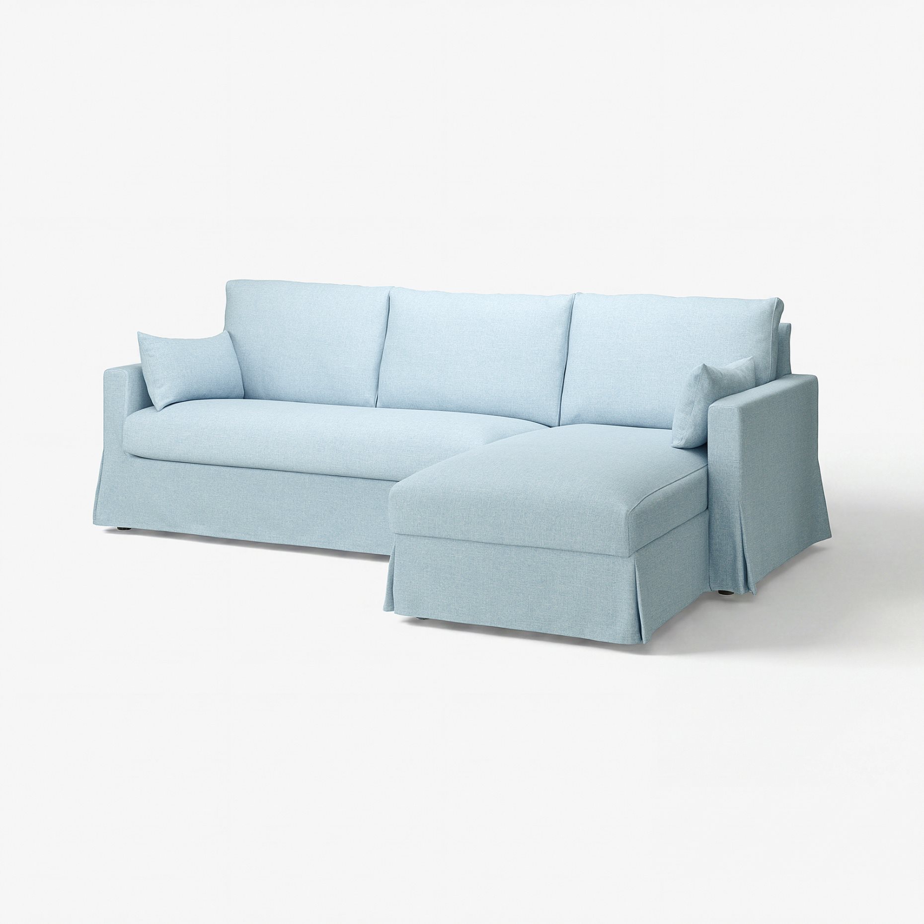 HYLTARP, 3-местен диван с лежанка, отдясно, 694.958.38