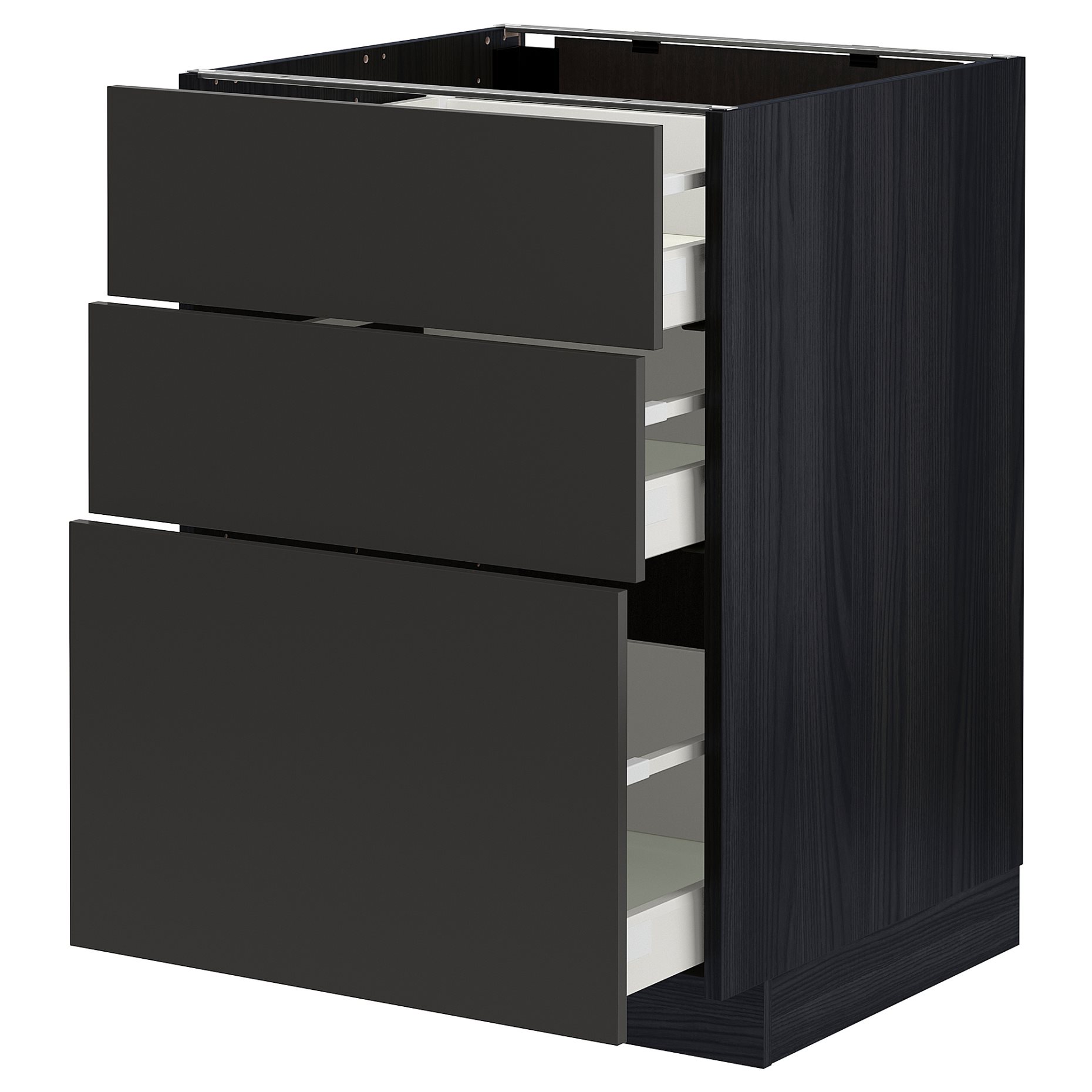 METOD/MAXIMERA, долен шкаф с 3 чекмеджета, 694.987.90