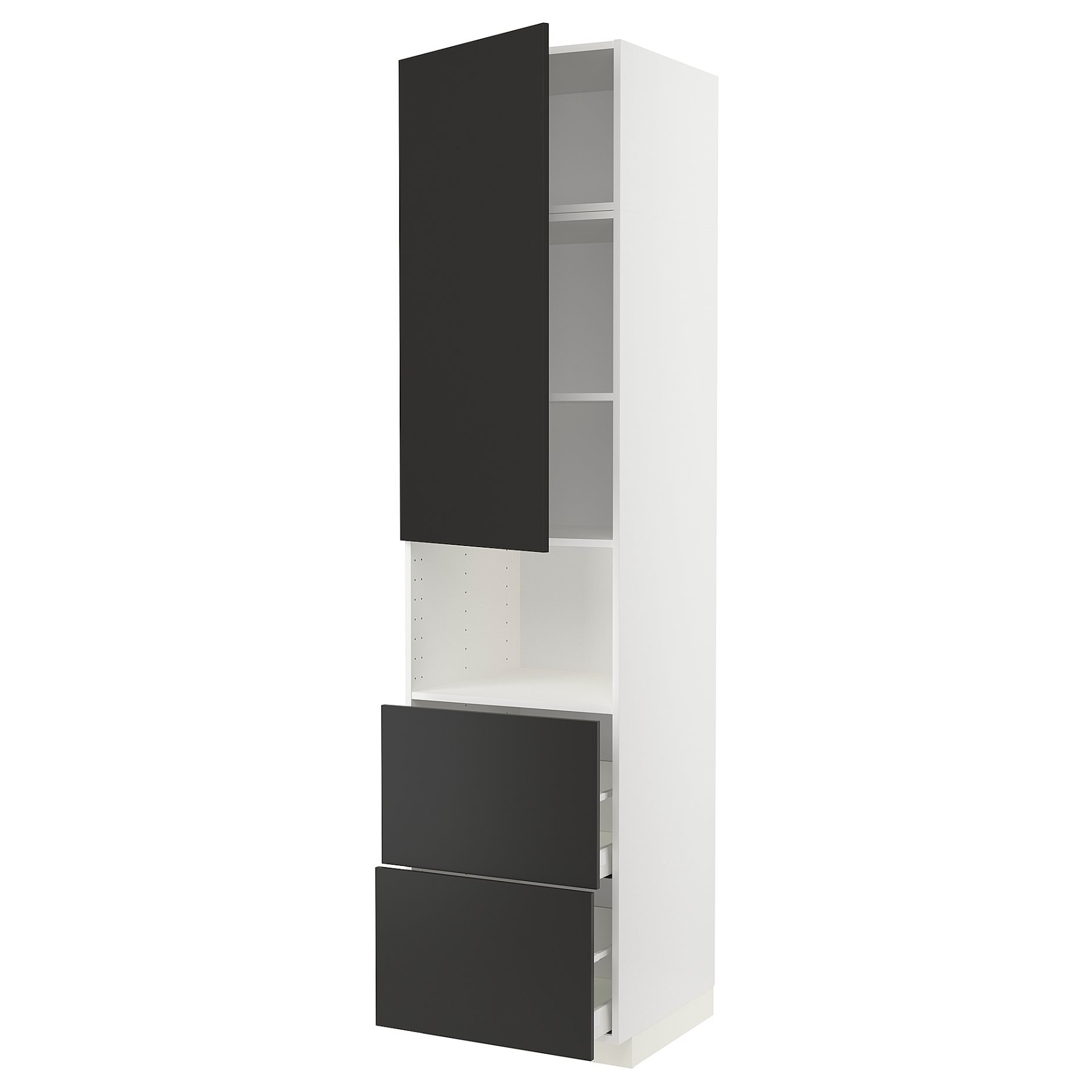 METOD/MAXIMERA, висок шкаф за микр фурн., с врата/2 чекм., 694.988.27