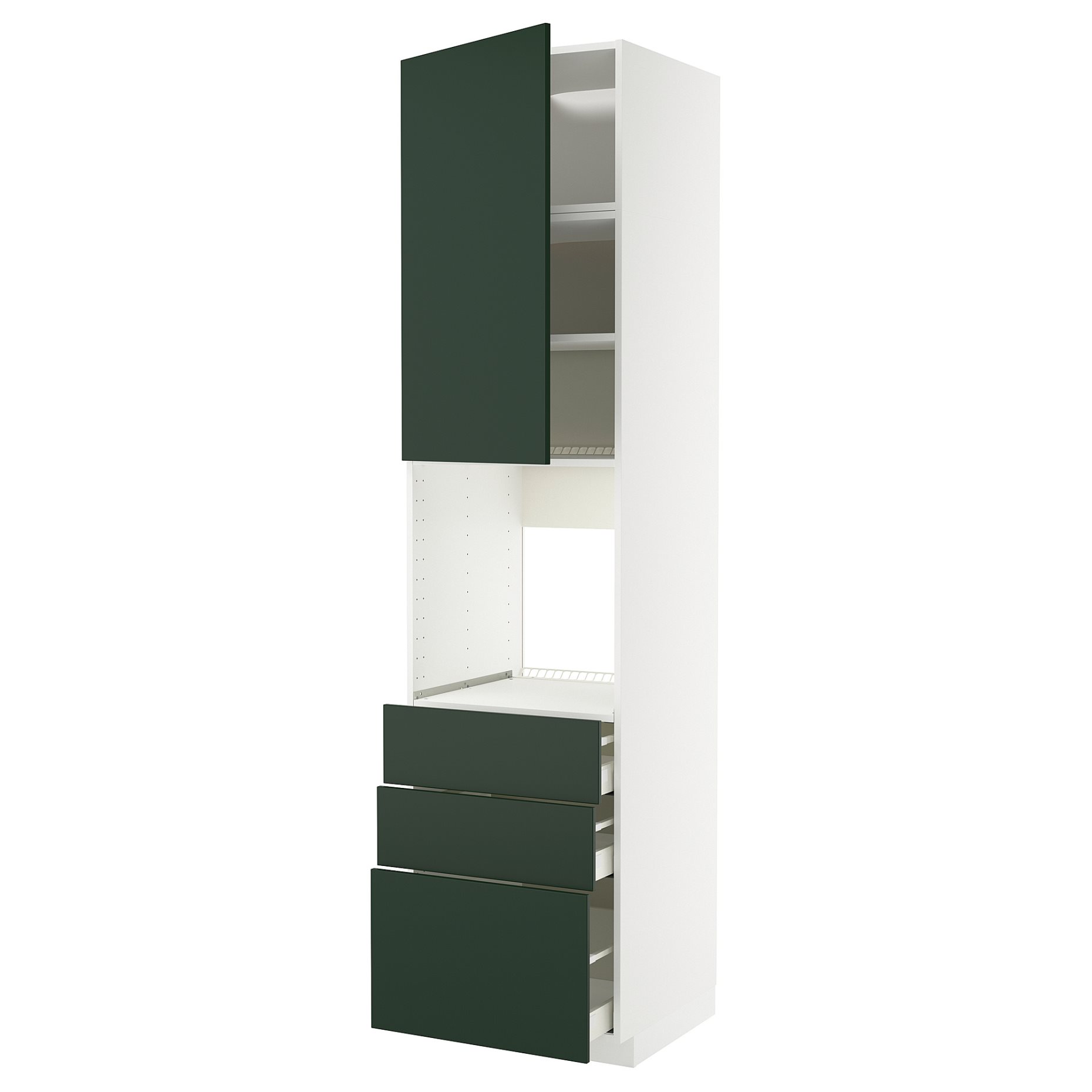 METOD/MAXIMERA, висок шкаф за фурна с врата/3 чекм., 695.572.99