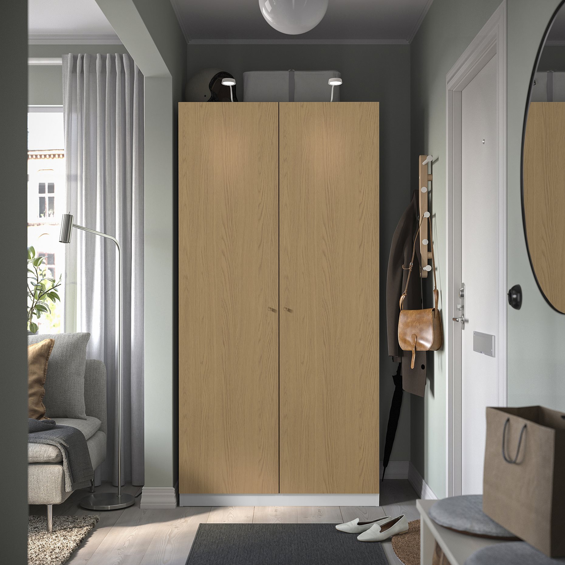 PAX/STORKLINTA, гардероб - комбинация, 695.626.15