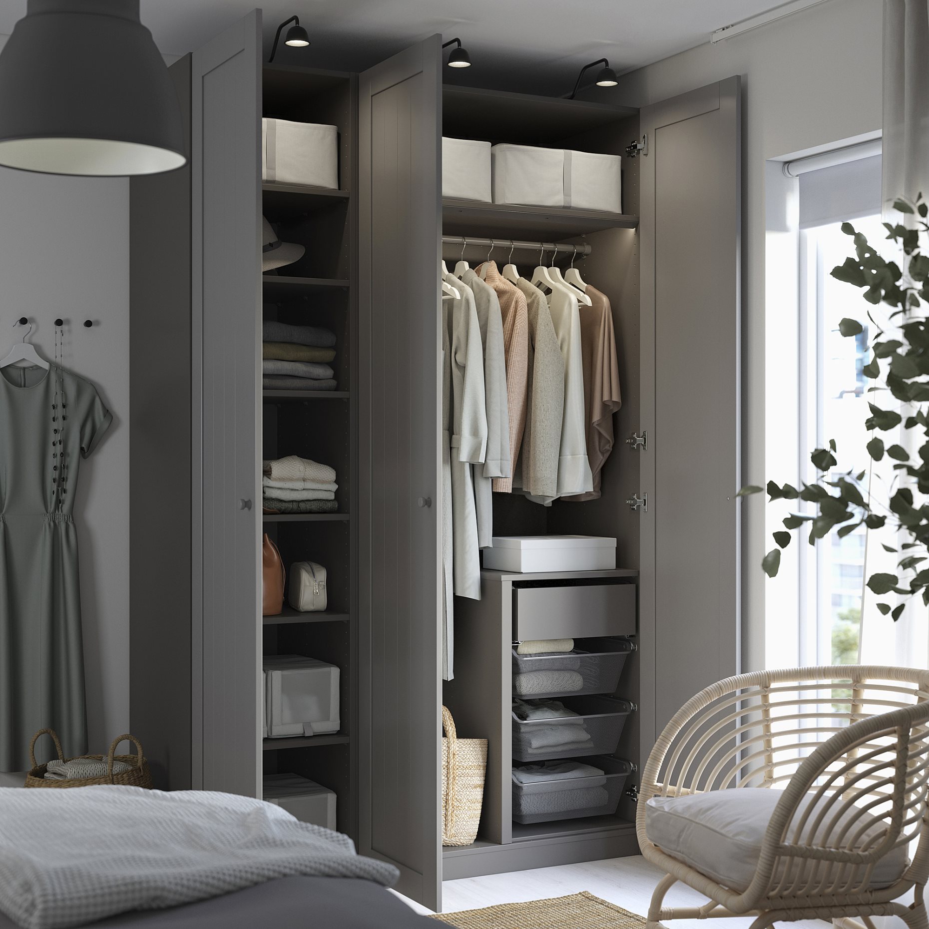 PAX/GULLABERG, Гардероб - комбинация, 695.630.83