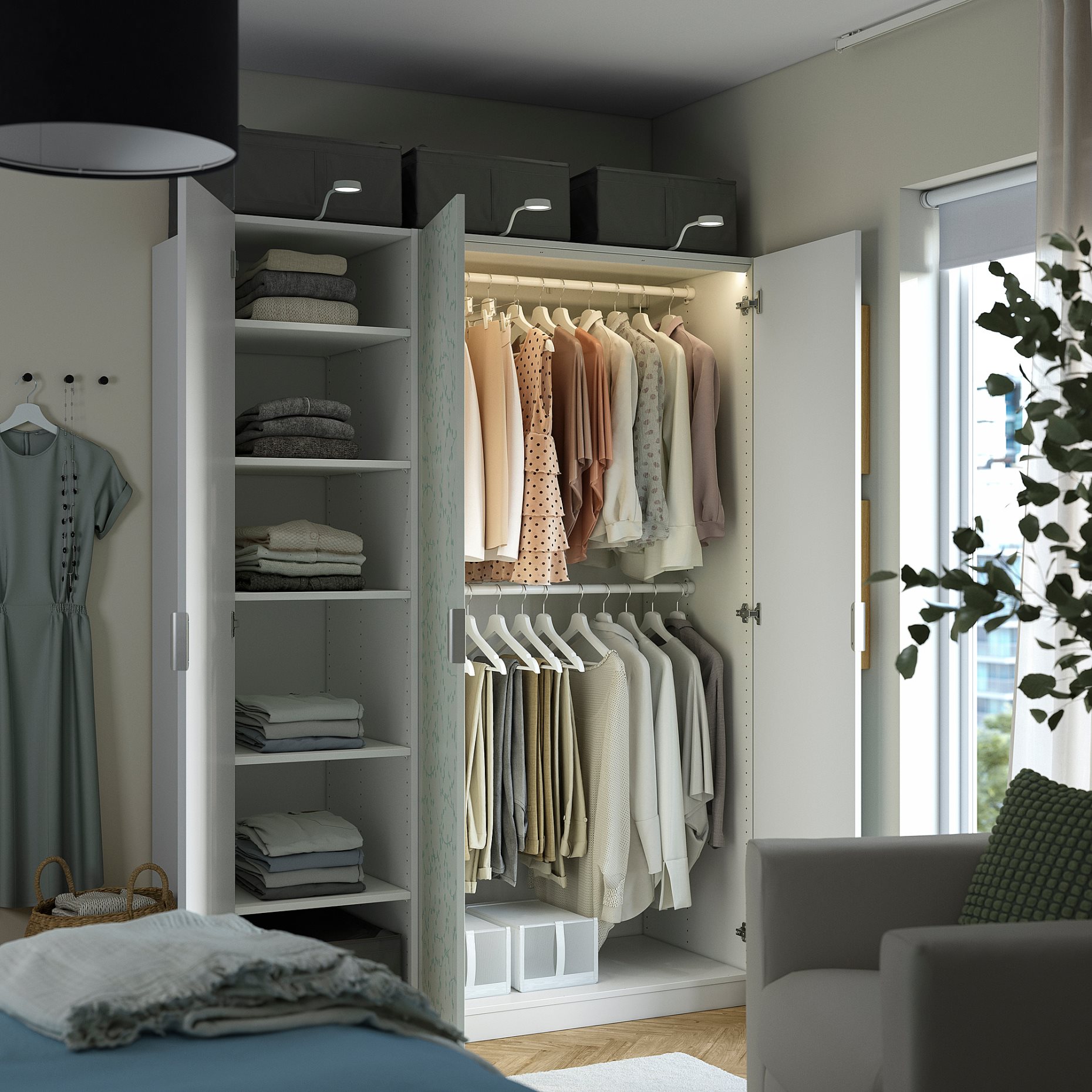 PAX/LINNABERG, гардероб - комбинация, 695.727.04