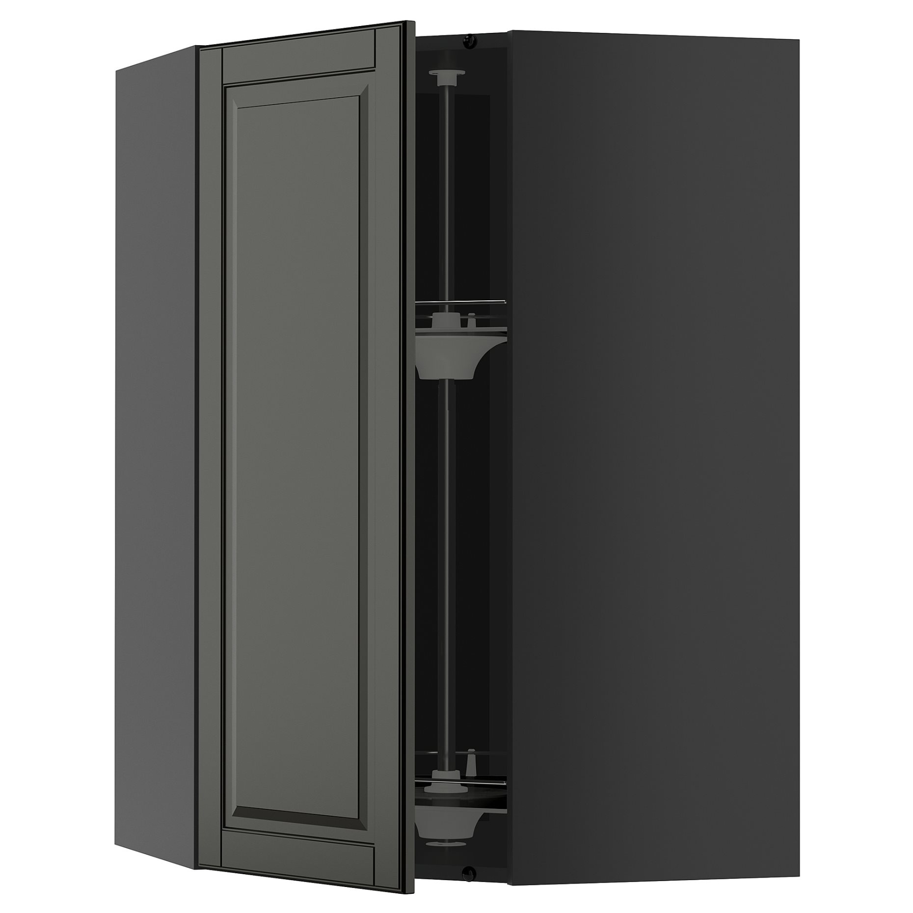 METOD, ъглов стенен шкаф с върт. механизъм, 695.888.04